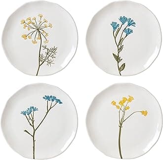 Lenox 896639 Wildflowers Tidbit Plates, Set of 4