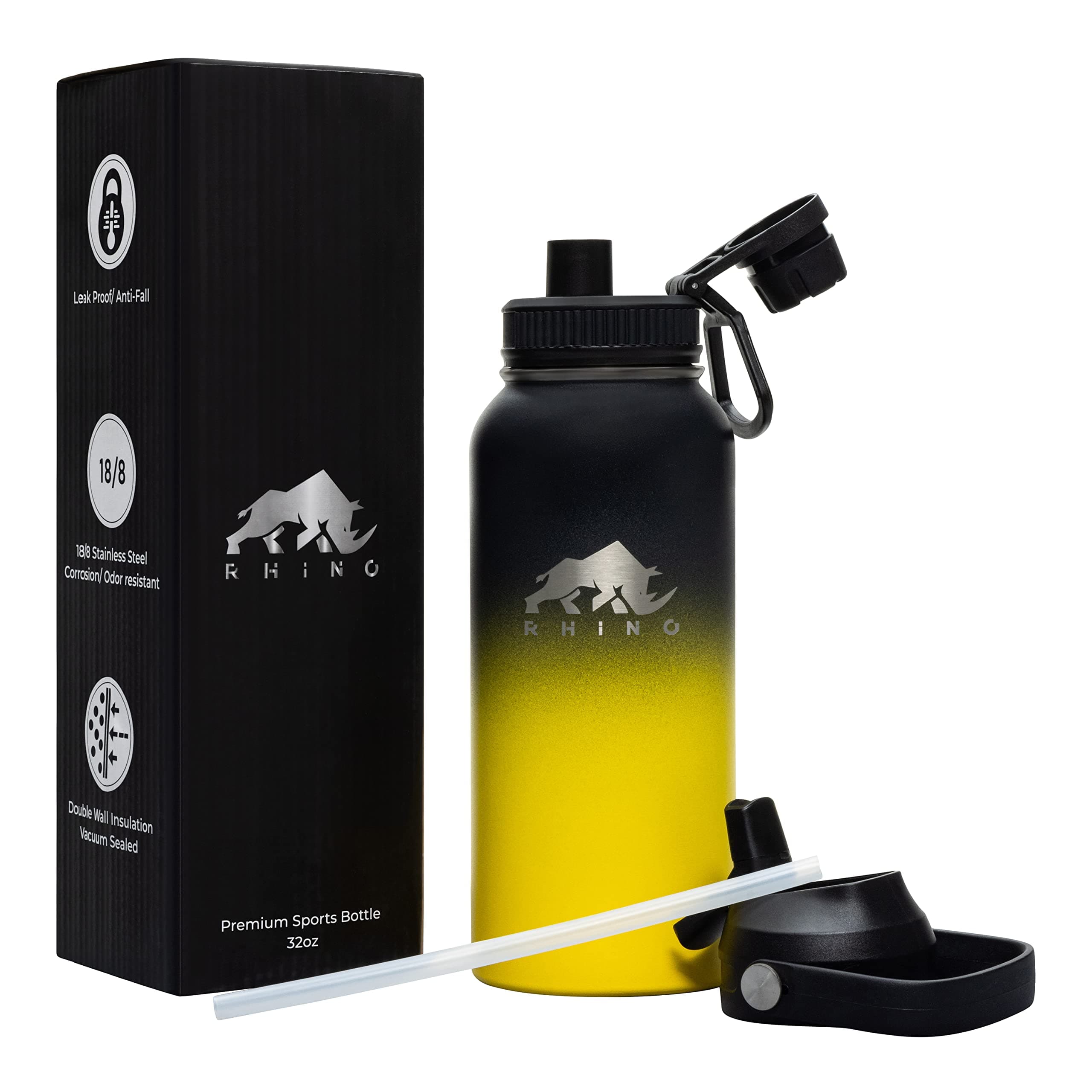 Rhino32OZ. WATER BOTTLE (Yellowjacket)