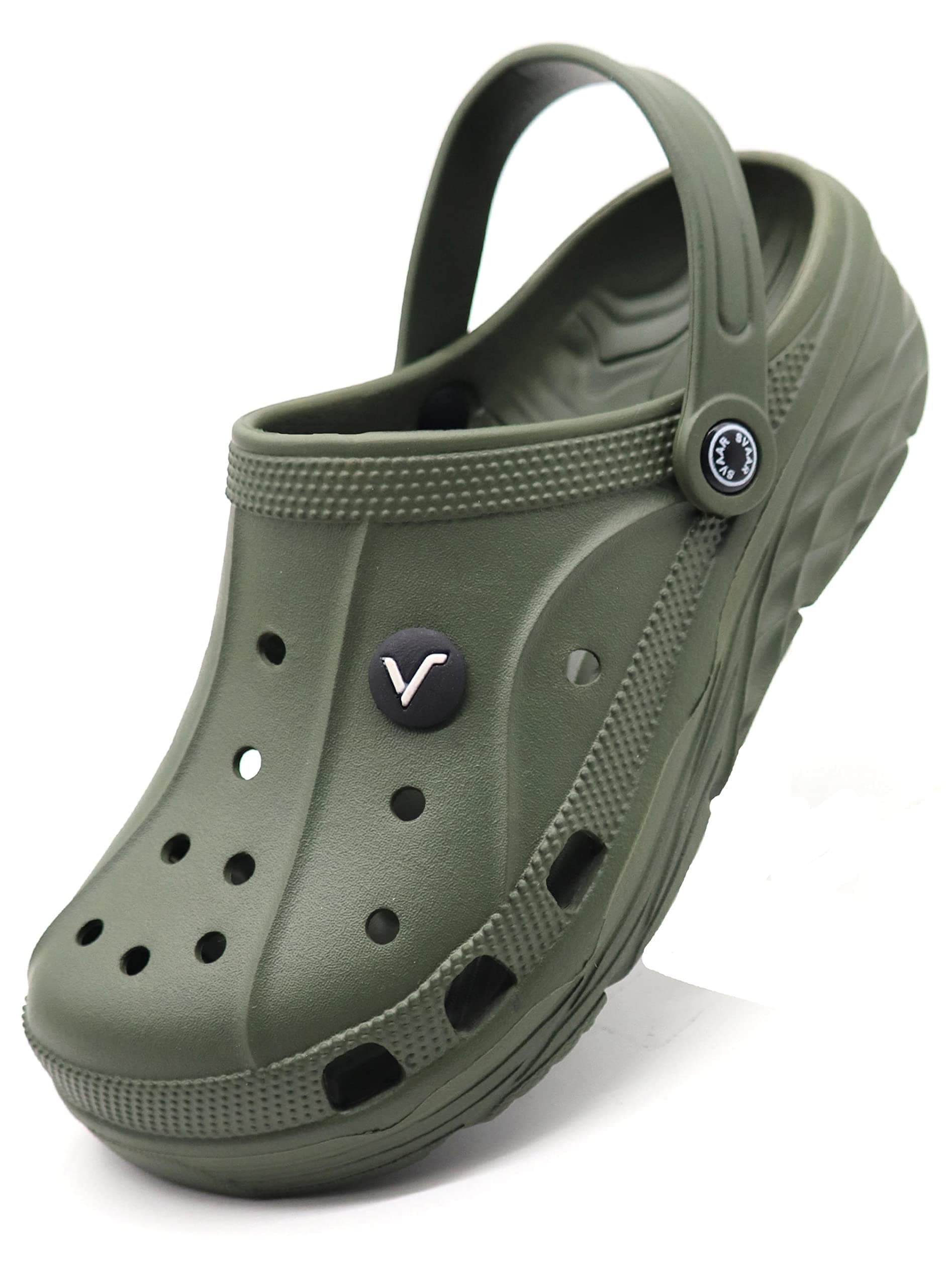 SVAAR Men's Lightweight Classic Clogs || Sandals with Adjustable Back Strap for Men