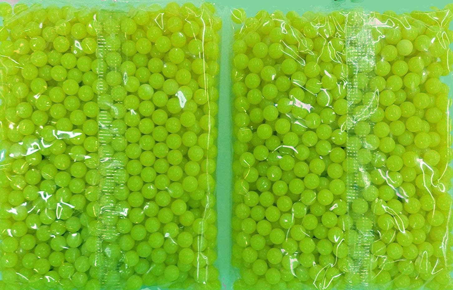 Something4u 2500 Pcs 6 MM Plastic BB Bullets for Toy Guns & Air Gun | | Yellow Or Green Colour