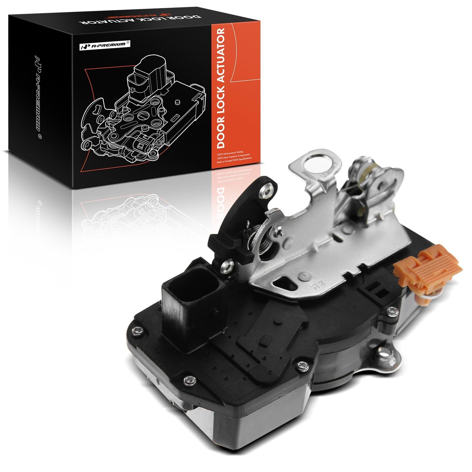 A-Premium Door Latch Lock Actuator Compatible with 2007-2009 Cadillac, Chevrolet Chevy & GMC Vehicles - Silverado Suburban Escalade Sierra Yukon Avalanche Tahoe, Rear Right Passenger Side
