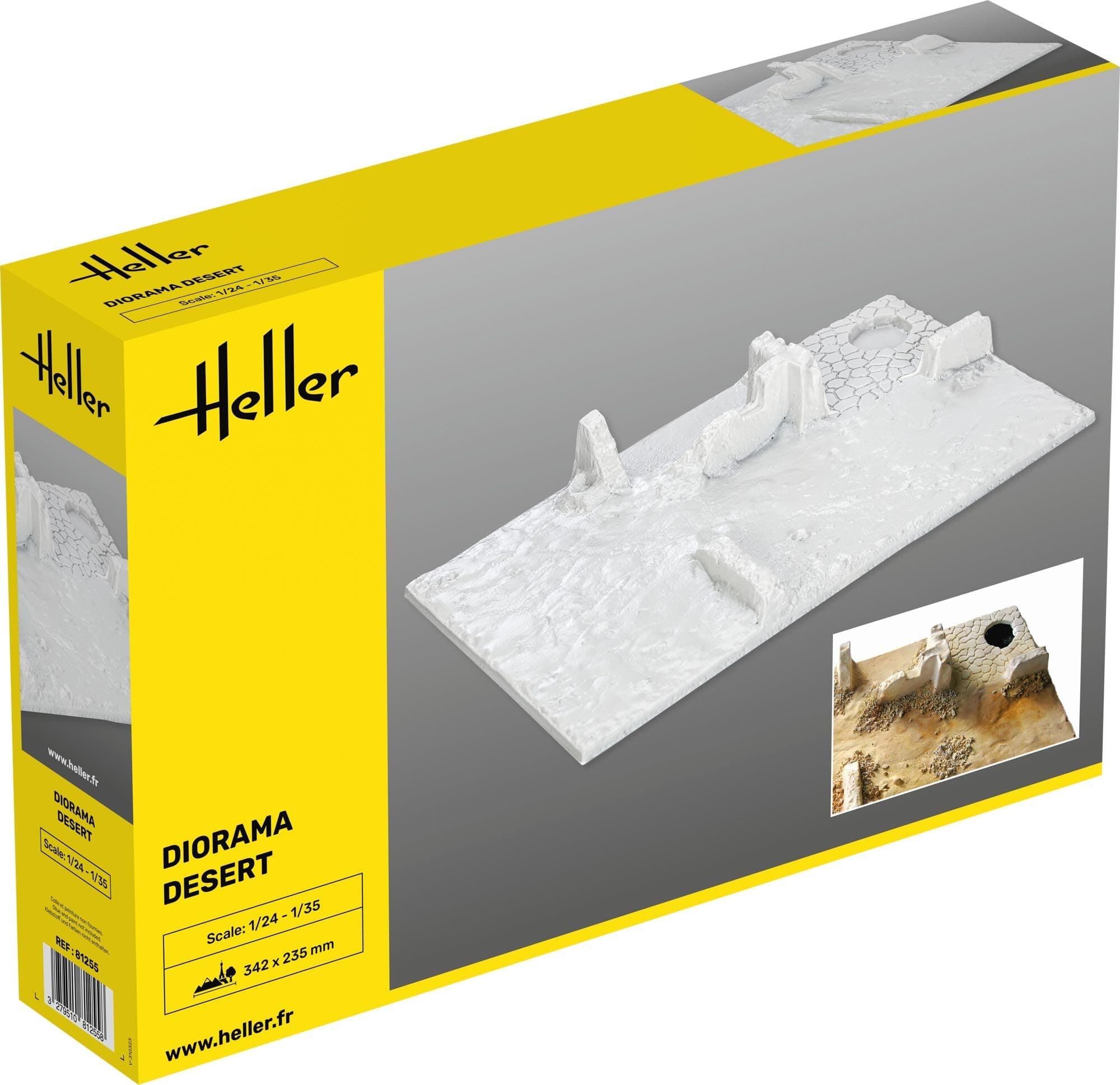 Heller 1: 35 - Socle Diorama Desert Base