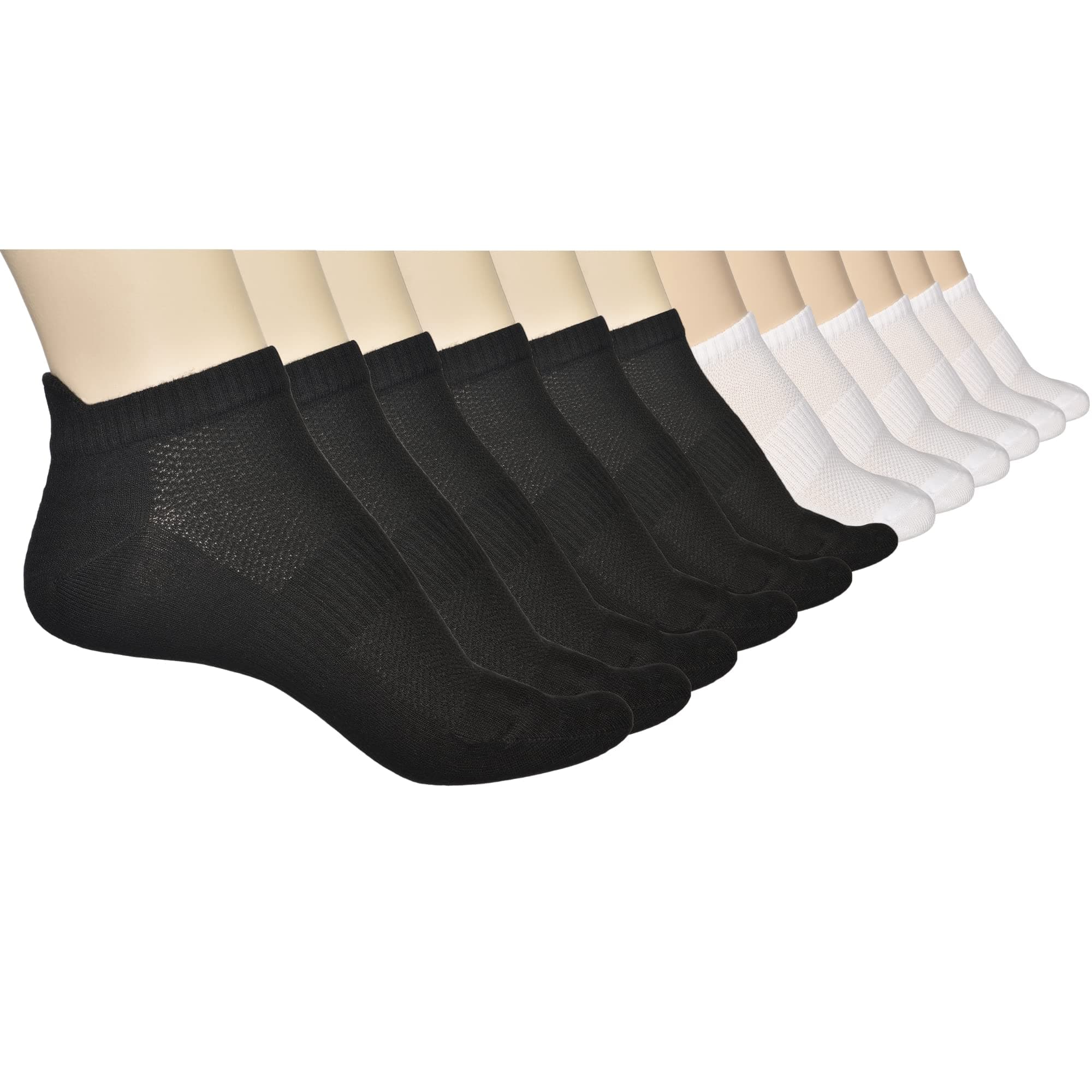 Unisex Thin Rayon Ankle Socks, Breathable Low Cut Athletic Running Sports Socks for Women and Men 4-8-12 Pairs