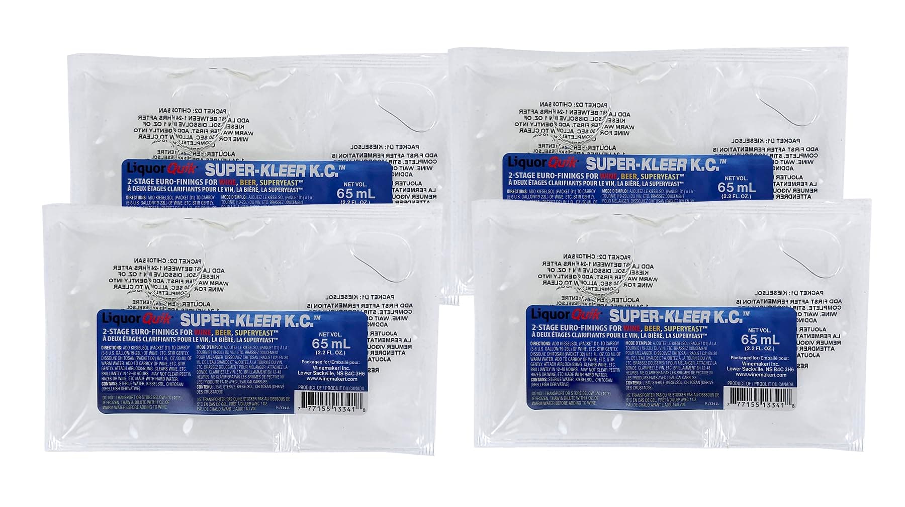 Super-Kleer KC Finings - 4-Pack