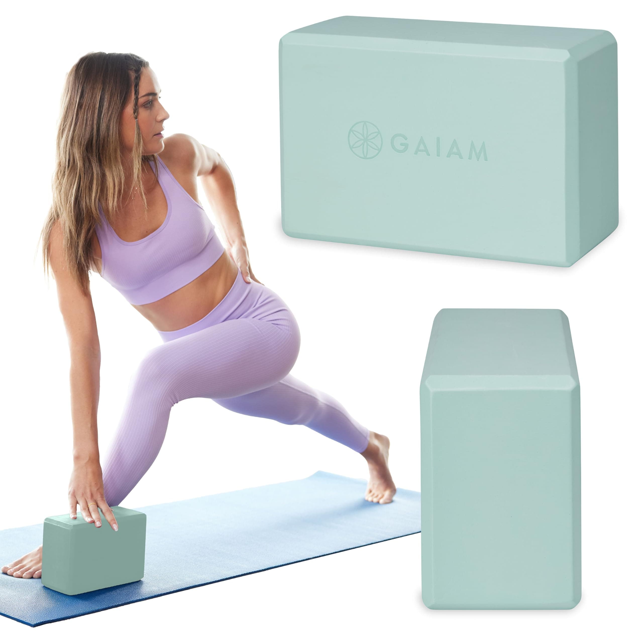 GAIAM Yoga Essential Block Cool Mint