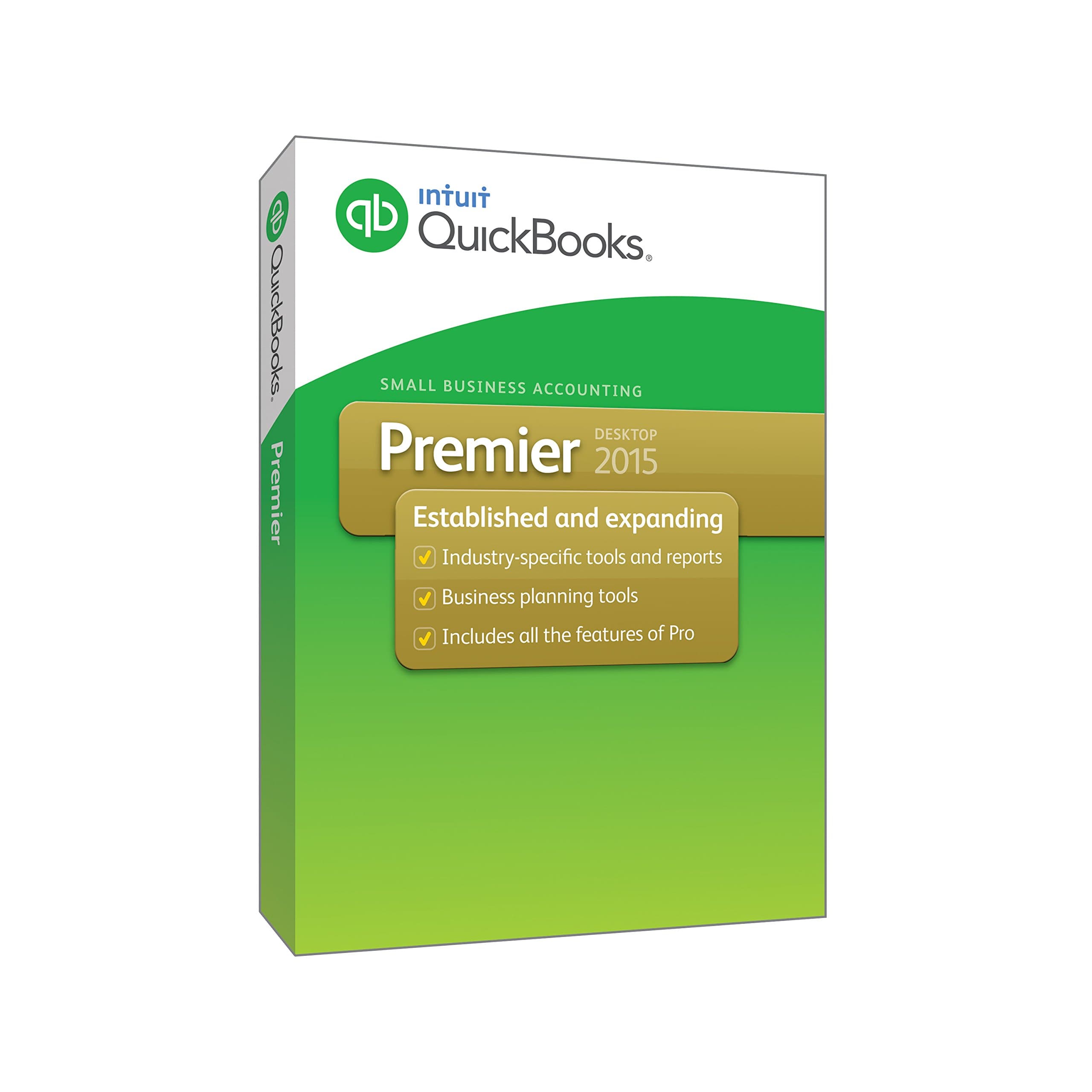 QuickBooks Premier Small Business Accounting Software 2015 - includes Industry Editions (Old Version)
