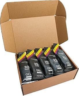 Precision Fuel PF30 Energy Gels - Mild, Neutral Flavour Running Gels for Endurance Athletes, 30g Carbohydrate, Easy-to-Digest, Perfect for Running & Long-Duration Sports (Original, 30 gels)