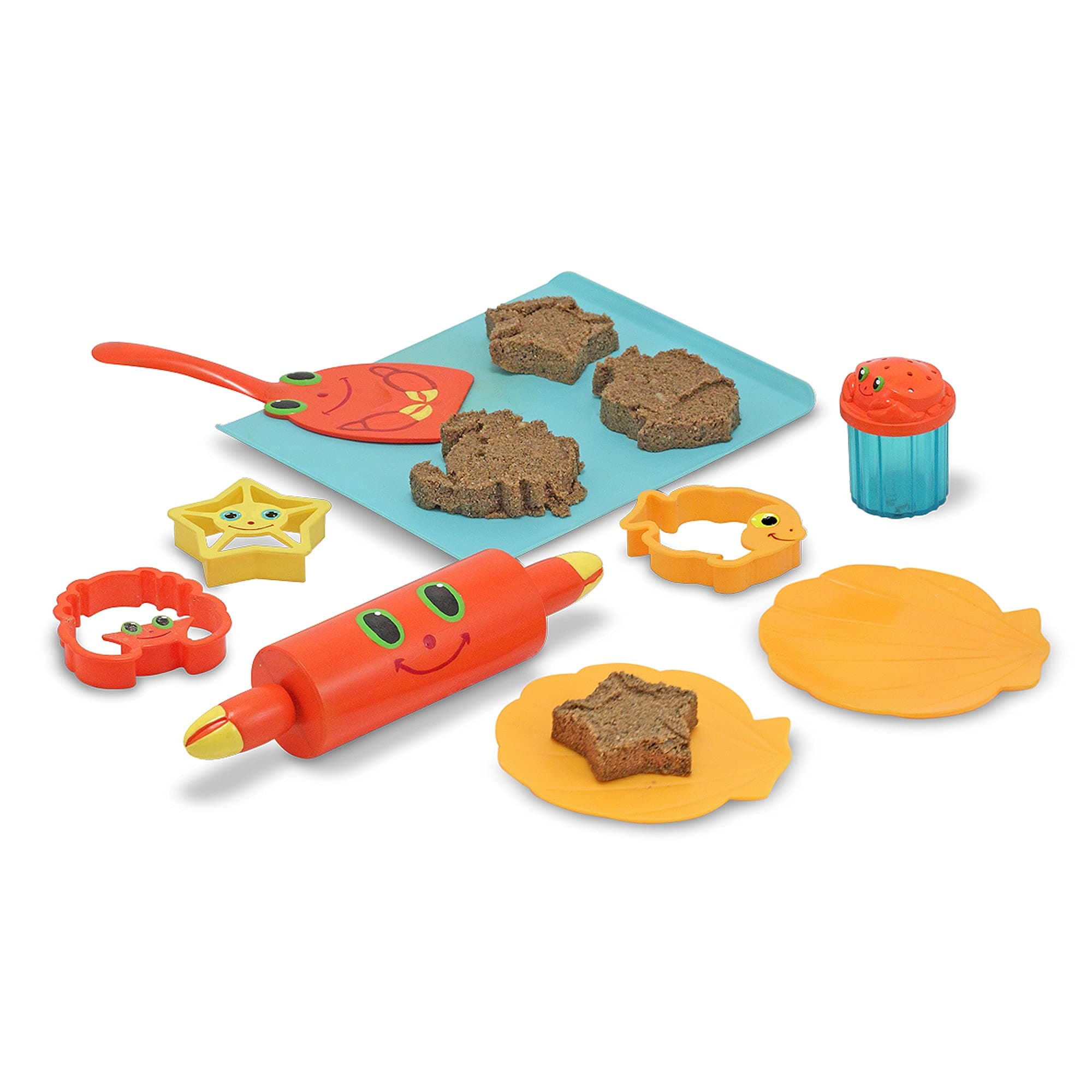 Melissa & Doug Sunny Patch Seaside Sidekicks Sand Cookie-Baking Set (Frustration-Free Packaging)