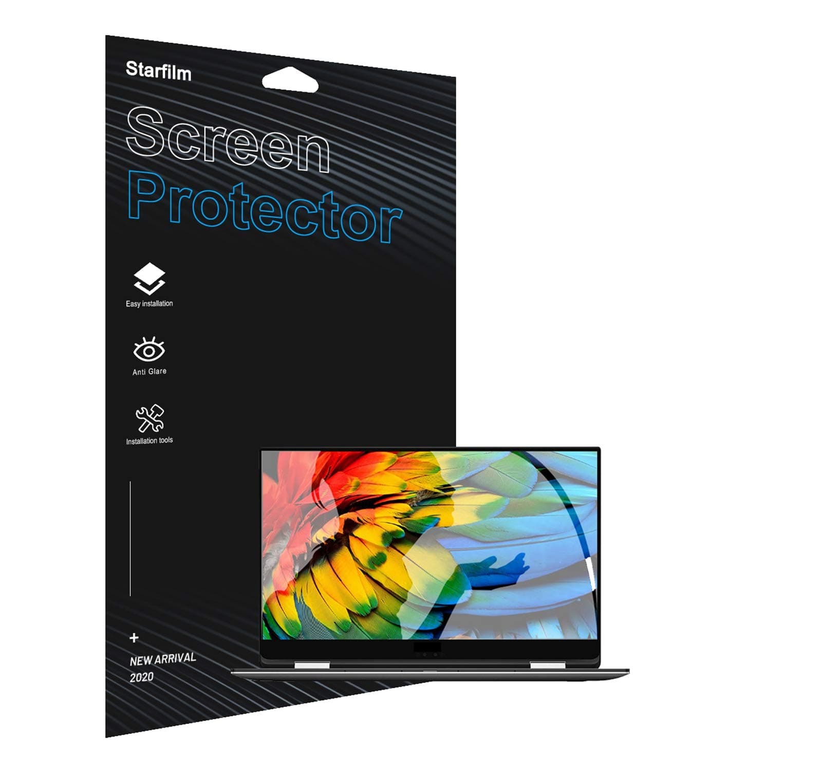 Screen Protector Compatible with Dell XPS 13 9380 Touch-Screen Laptop 13.3 Inch Anti Glare&Anti Scratch Filter 2 Pcs (DELL XPS 13.3 Inch Model 9380/9370/9365, Touch Screen Laptop)