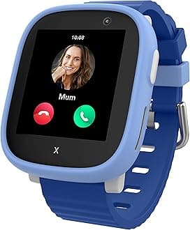 X6 Play - Watch Phone for Children (4G) - Calls, Messages, Kids School Mode, SOS Function, GPS Location, Camera and Pedometer – (Subscription Required) (Blue)