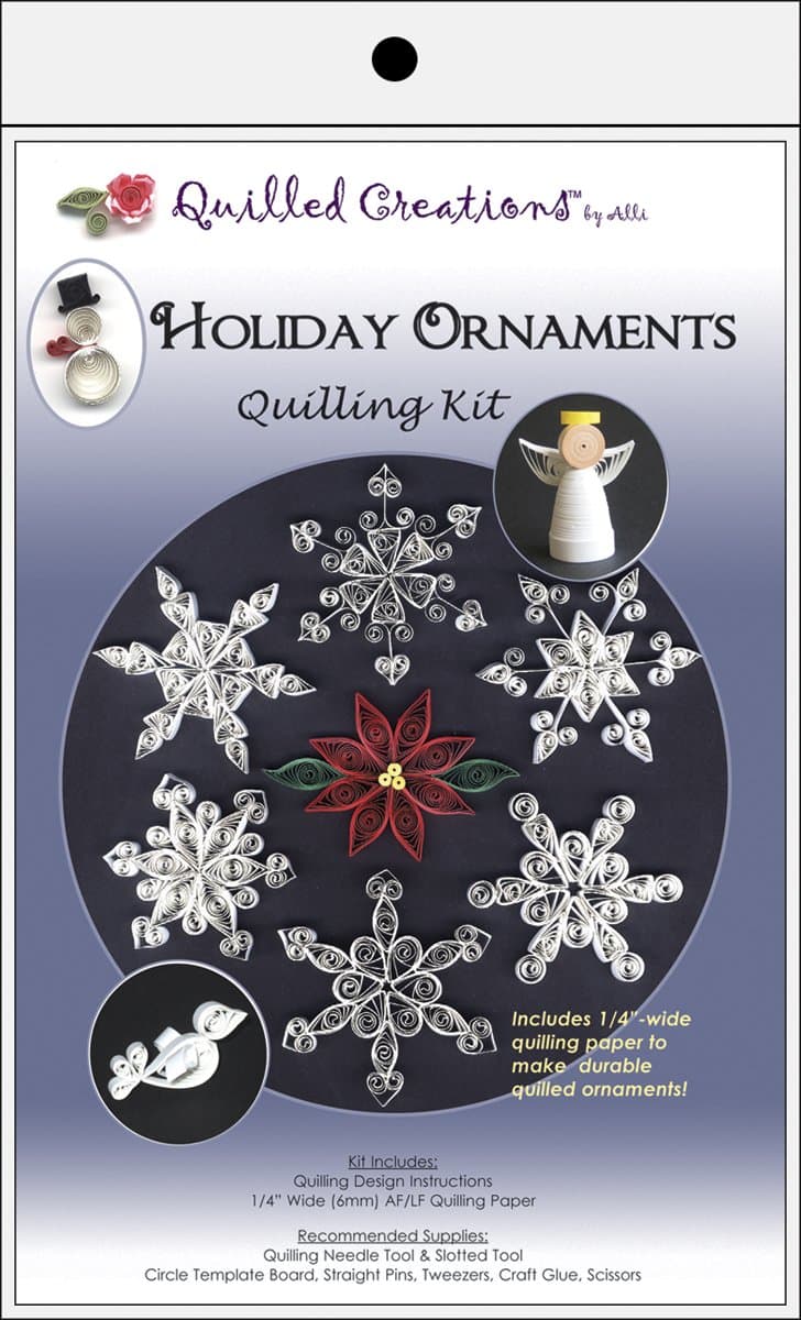 Quilling Kit-Holiday Ornaments