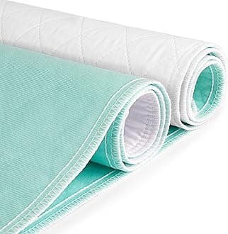 CoolShields Waterproof Bed Pad Washable 34" x 52"(Pack of 1), Incontinence Bed Pad with 8 Cups Absorbency, for Adult, Children and Pets[Oeko-Tex Certified]