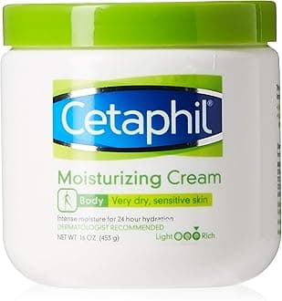 Moisturizing Cream, 16oz (Pack of 3), Hydrating Moisturizer For Dry To Very Dry, Sensitive Skin, Body Cream Completely Restores Skin Barrier In 1 Week, Fragrance Free, Non-Greasy