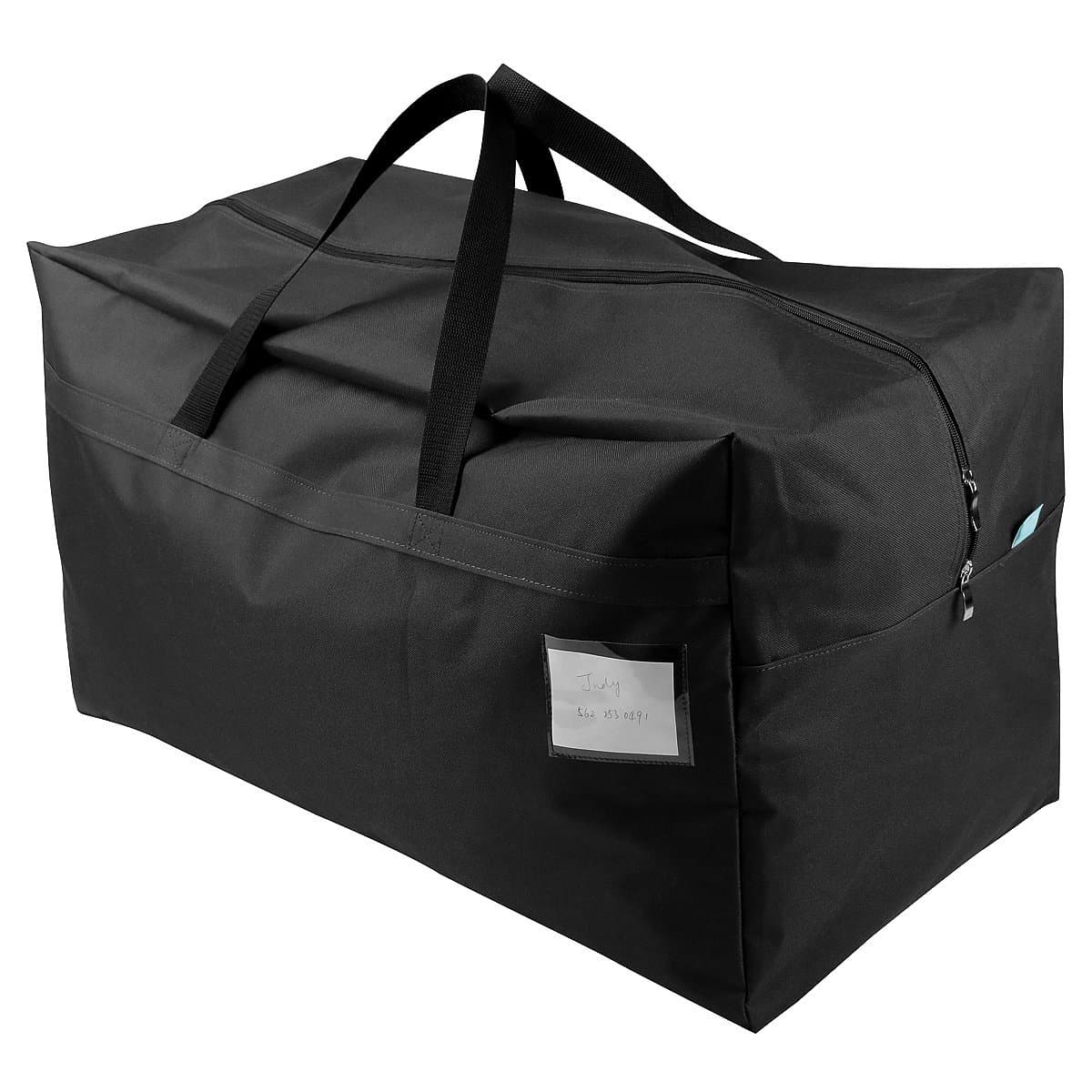 iwill CREATE PRO 100L Extra Large House Moving Tote Carry Bag, Travel Duffel Storage Bags, Wardobe Clothing Storage Bags, Black