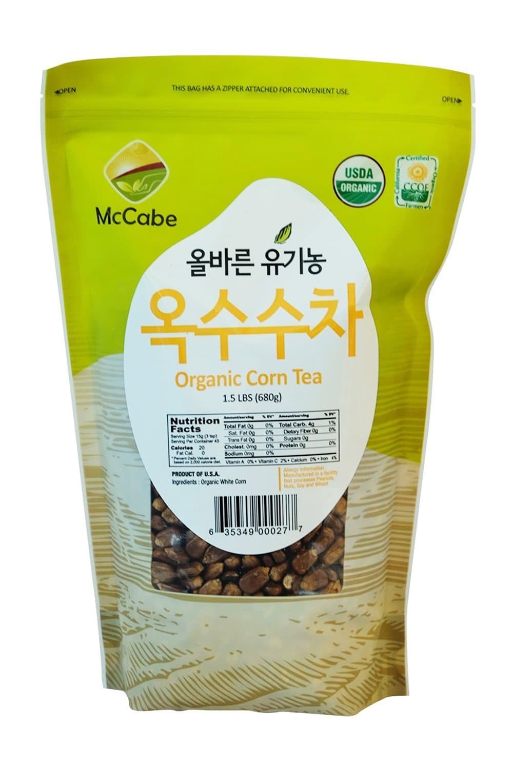 McCabe Organic Corn Tea-1.5lbs