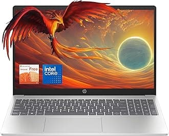 HP Essential 15 Laptop, 16GB RAM, 640GB(128GB SSD+512GB USB), 15.6" Anti-Glare Display, Intel Quad-Core Processor, Office 365 1-Year, Upto 11hrs Battery, Type-C, Fast Charging, Win11S, JVQ mp