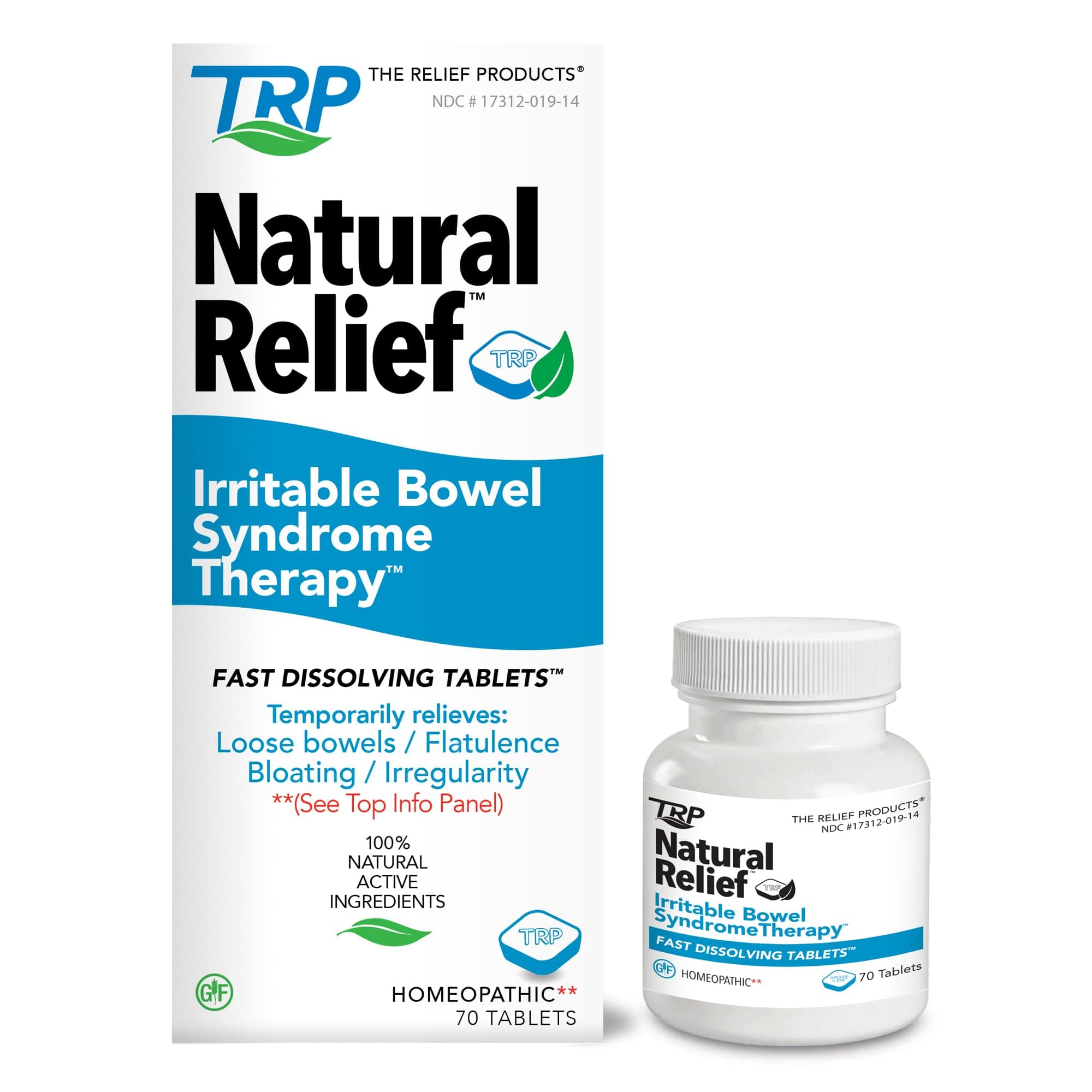 The Relief Products IBS Therapy Fast Dissolving Tablets, 70Count