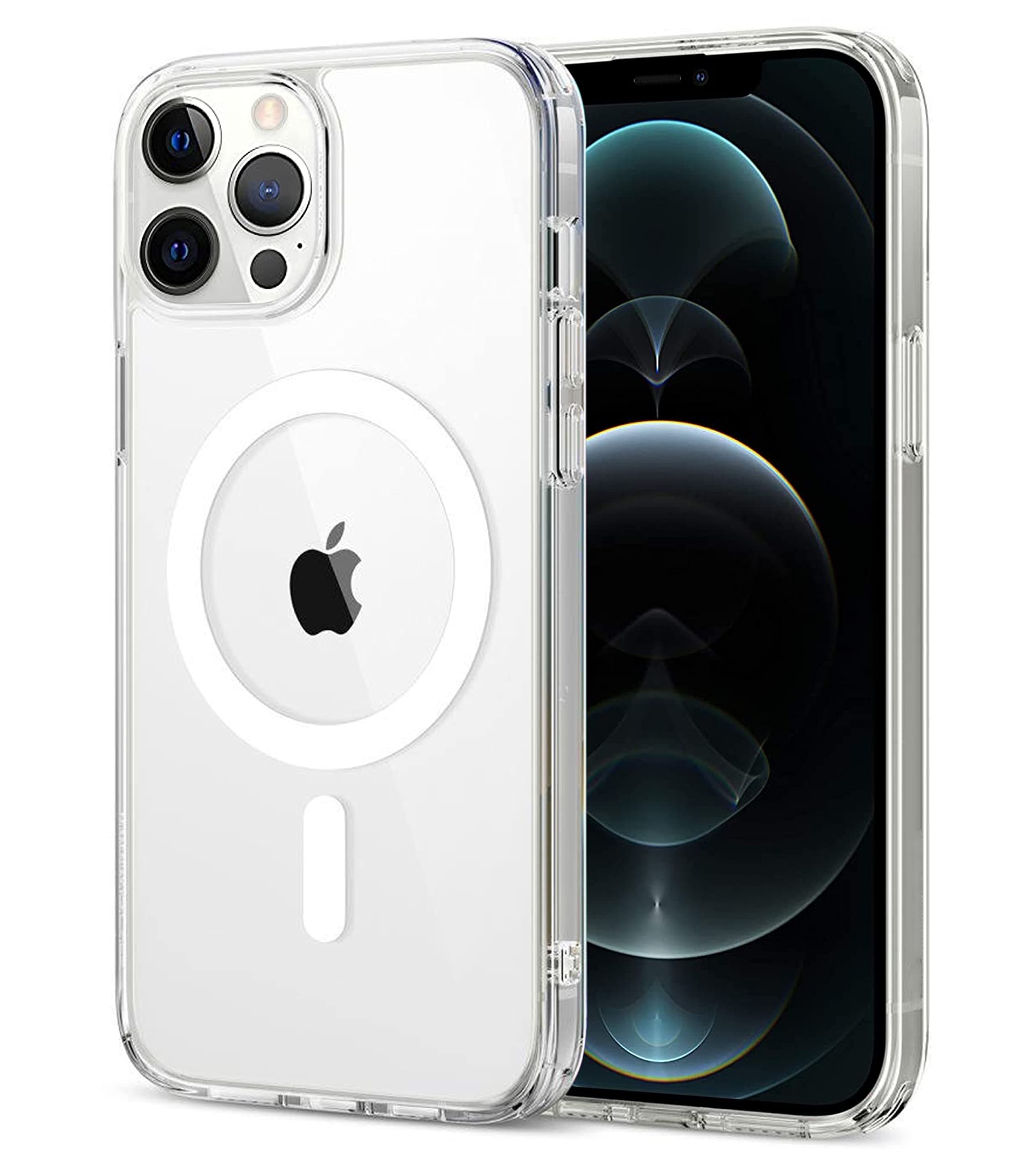 Mobile Cover for iPhone 12 Pro Max (Thermoplastic Polyurethane_MagSafe-Clear)