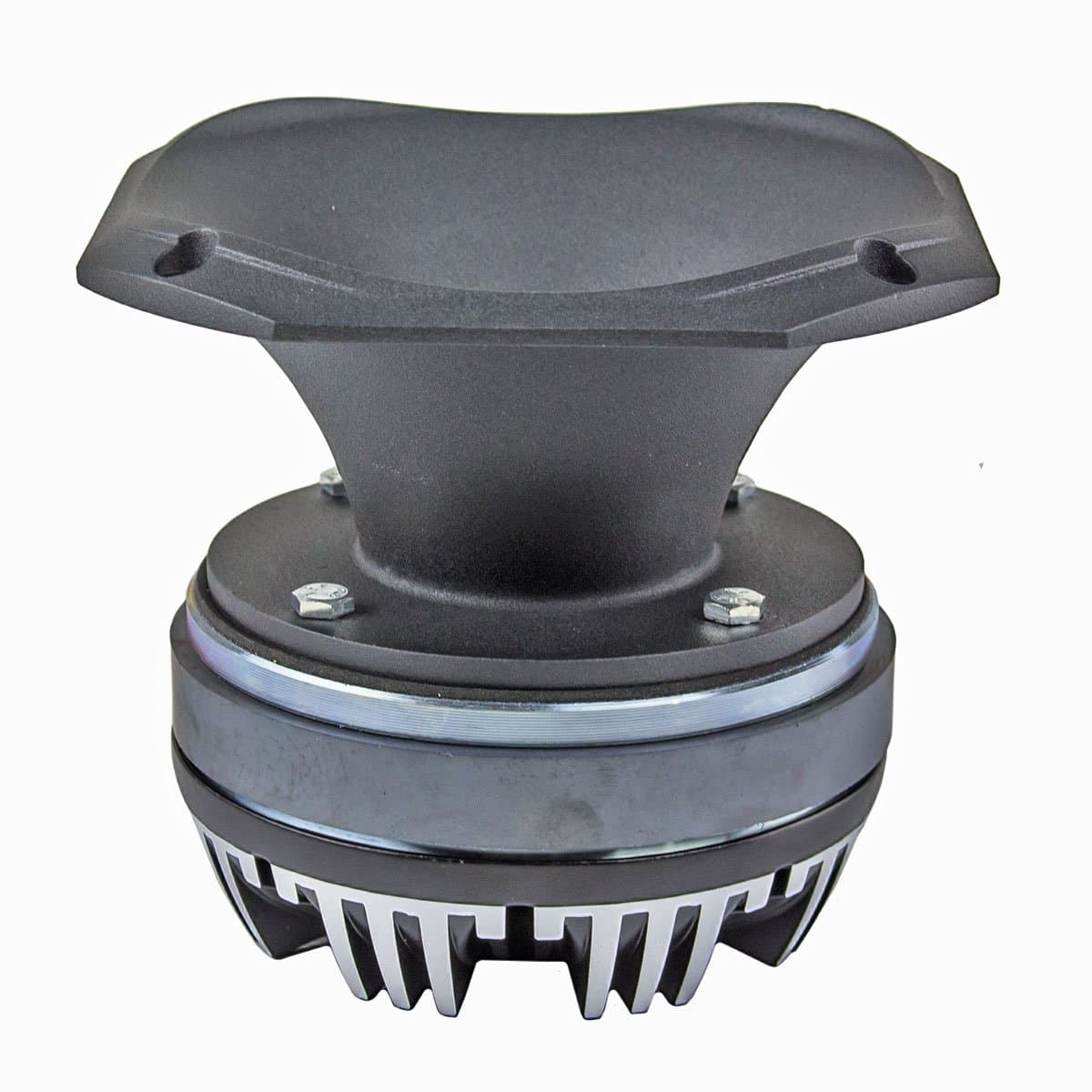 APHC-6256 5 Inch 400 Watt 8 Ohm Pro Compression Driver Tweeter Car Audio Speaker Amplifier Kit with Aluminum Horn, Black