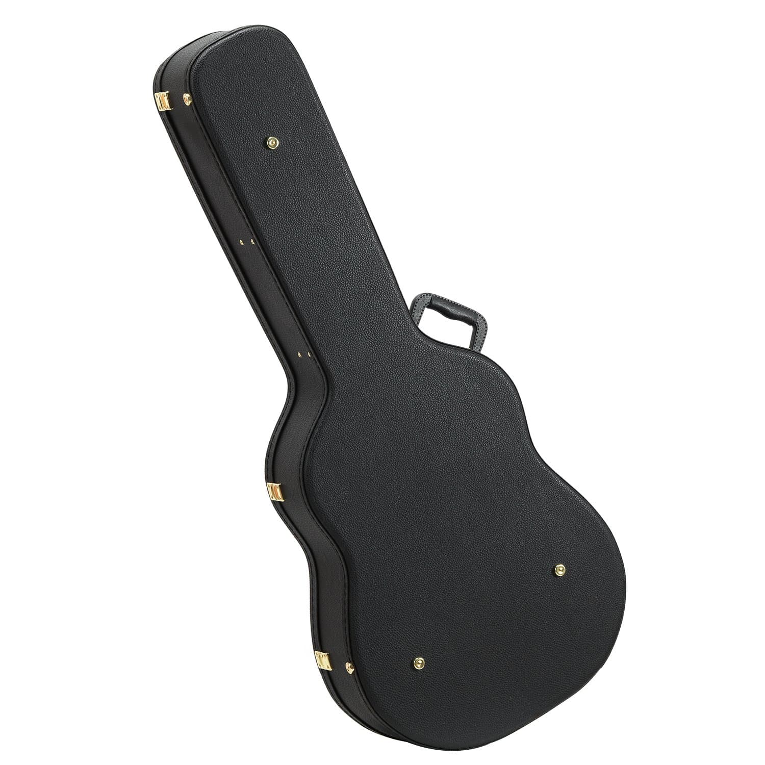 WXD Acoustic Dreadnought Hard-Shell Guitar Case,Black