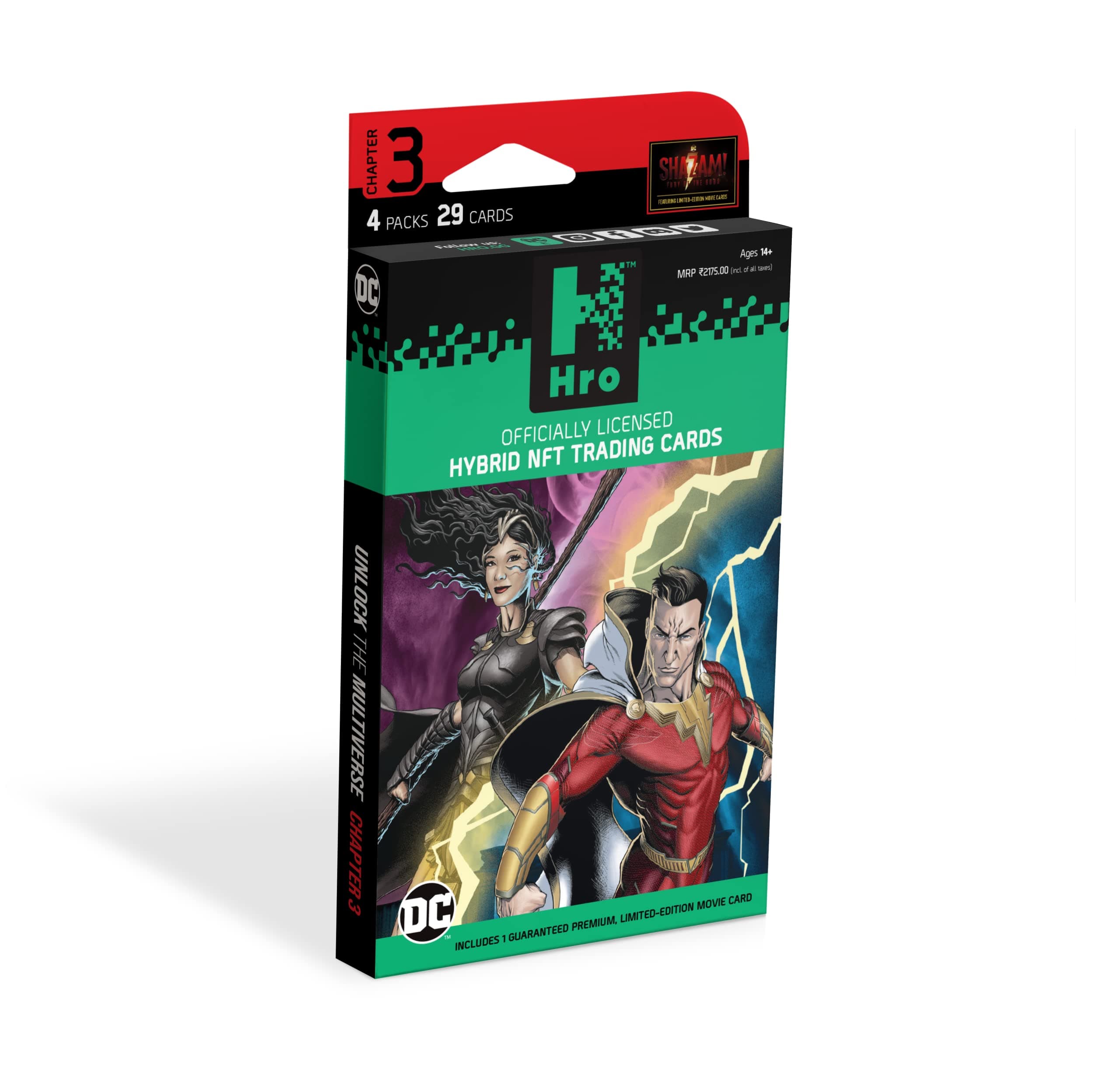 Dc | Chapter 3: 4-Pack Premium Booster Box, 29 Cards