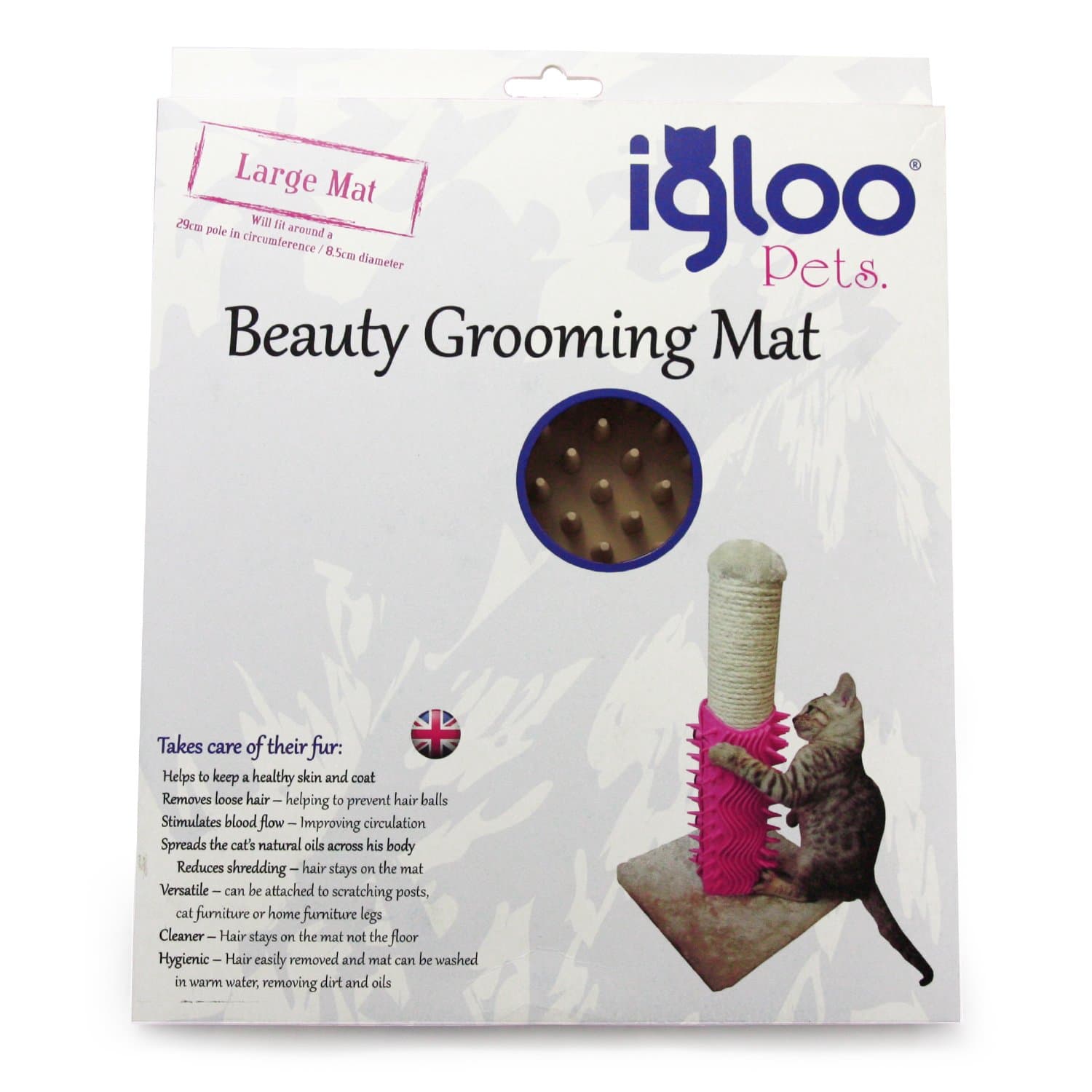 Igloo Pets Beauty Grooming Mat, Large, Beige