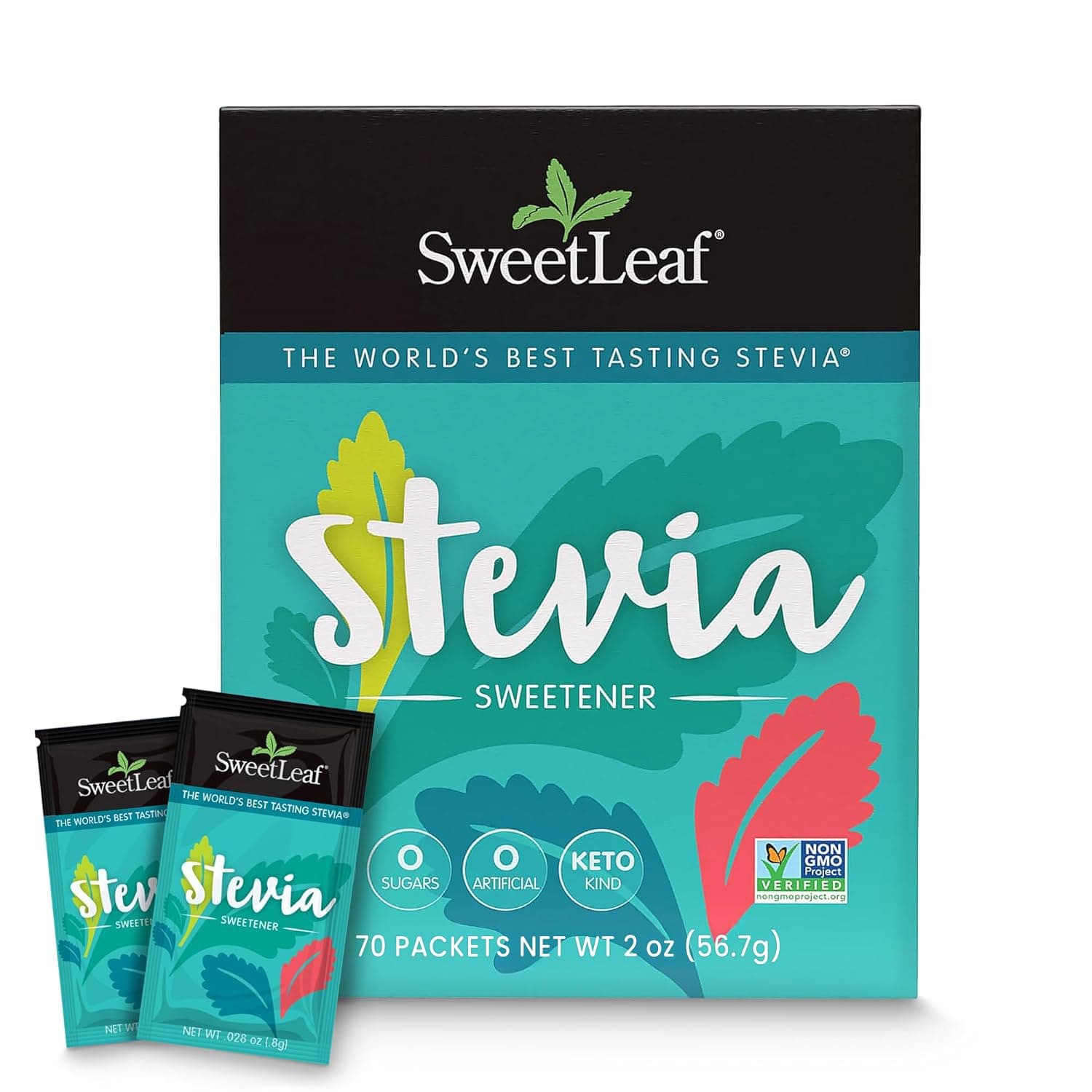 Natural Stevia Sweetener, 70 Count