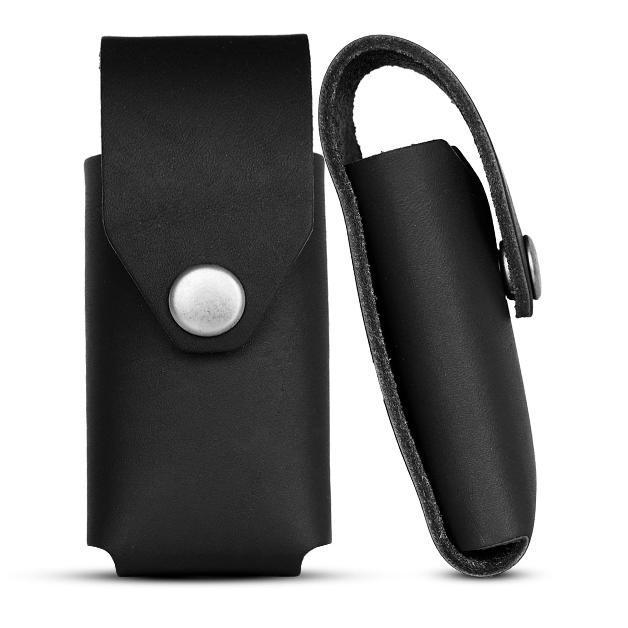 American Bench Craft Riveted Leather Multi Tool Case fits SOG PowerLock and PowerAssist - Leather Sheath (Black)