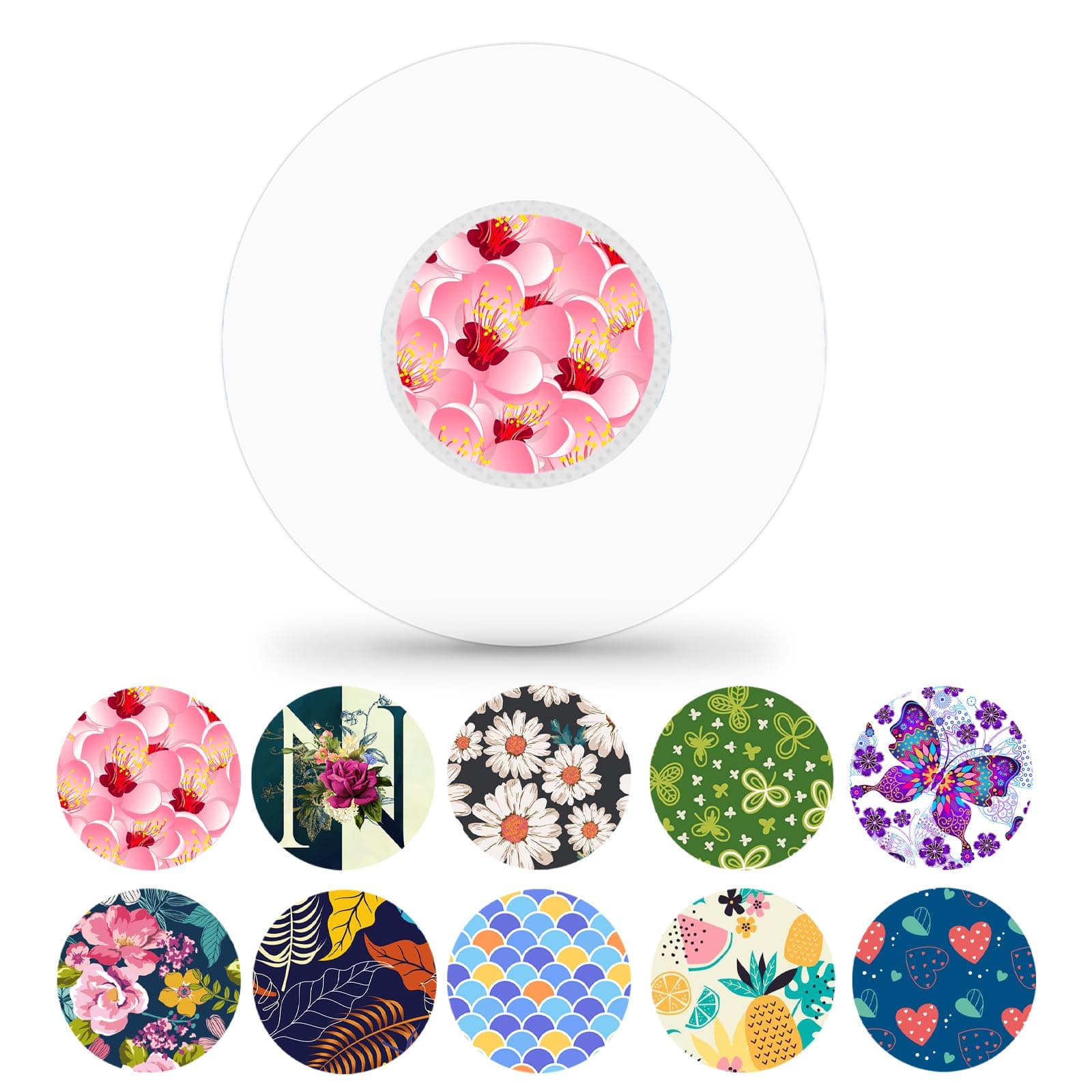 funpatch Freestyle Waterproof Sensor Covers for Libre 2 & Libre 2 Sensor Stickers, Clear Adhesive Patches Long-Lasting for 14 Days Latex-Free and Hypoallergenic, Total 40pcs