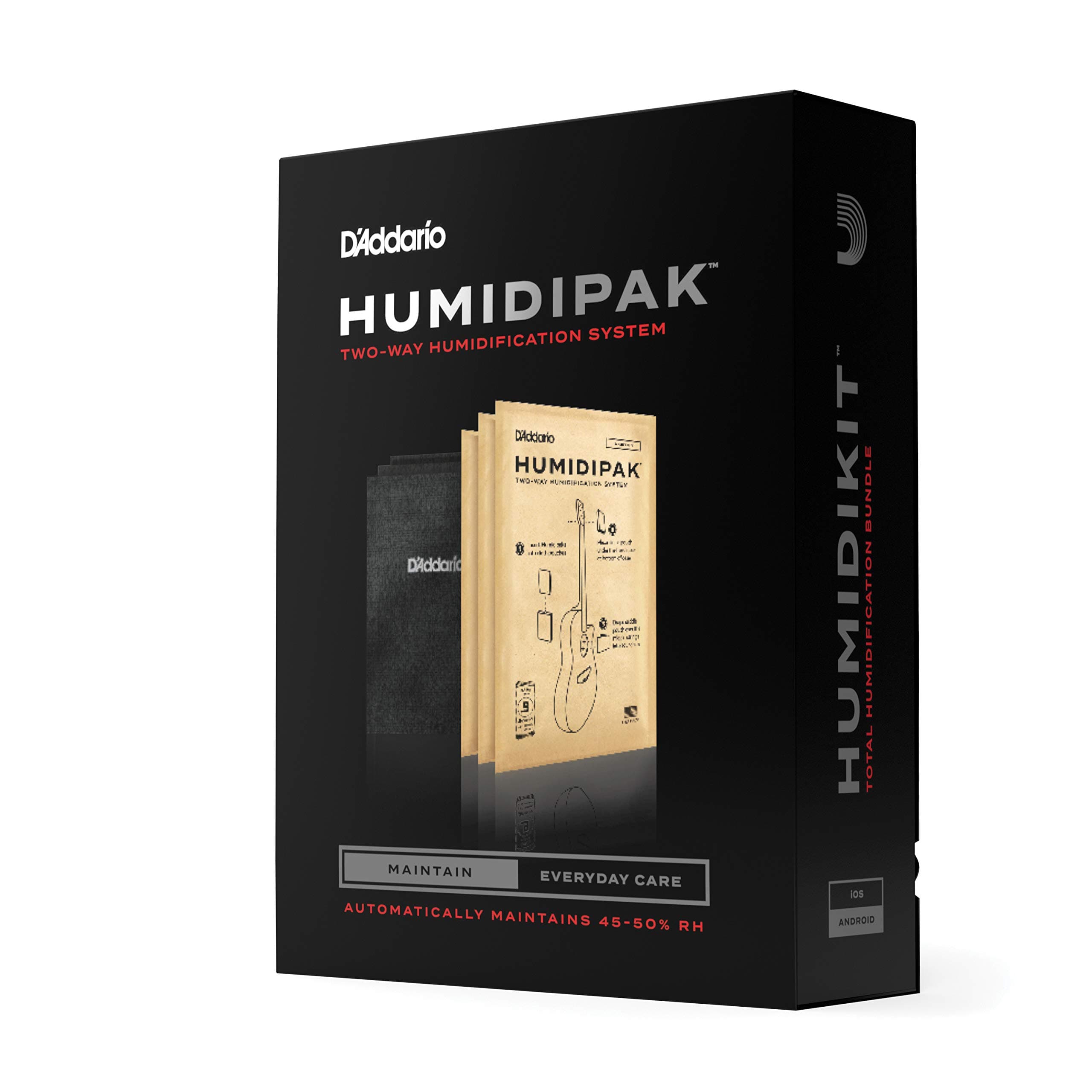 Guitar Humidifier System - Humidipak Maintain Kit - Automatic Humidity Control System - Maintenance-Free, Two-Way Humidity Control System For Guitars