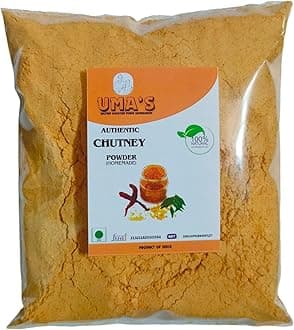 Uma's IDS Authentic Chutney Powder – 100% Natural, Homemade, No Preservatives, Elevate Your Meals with South Indian Flavor (100GM)