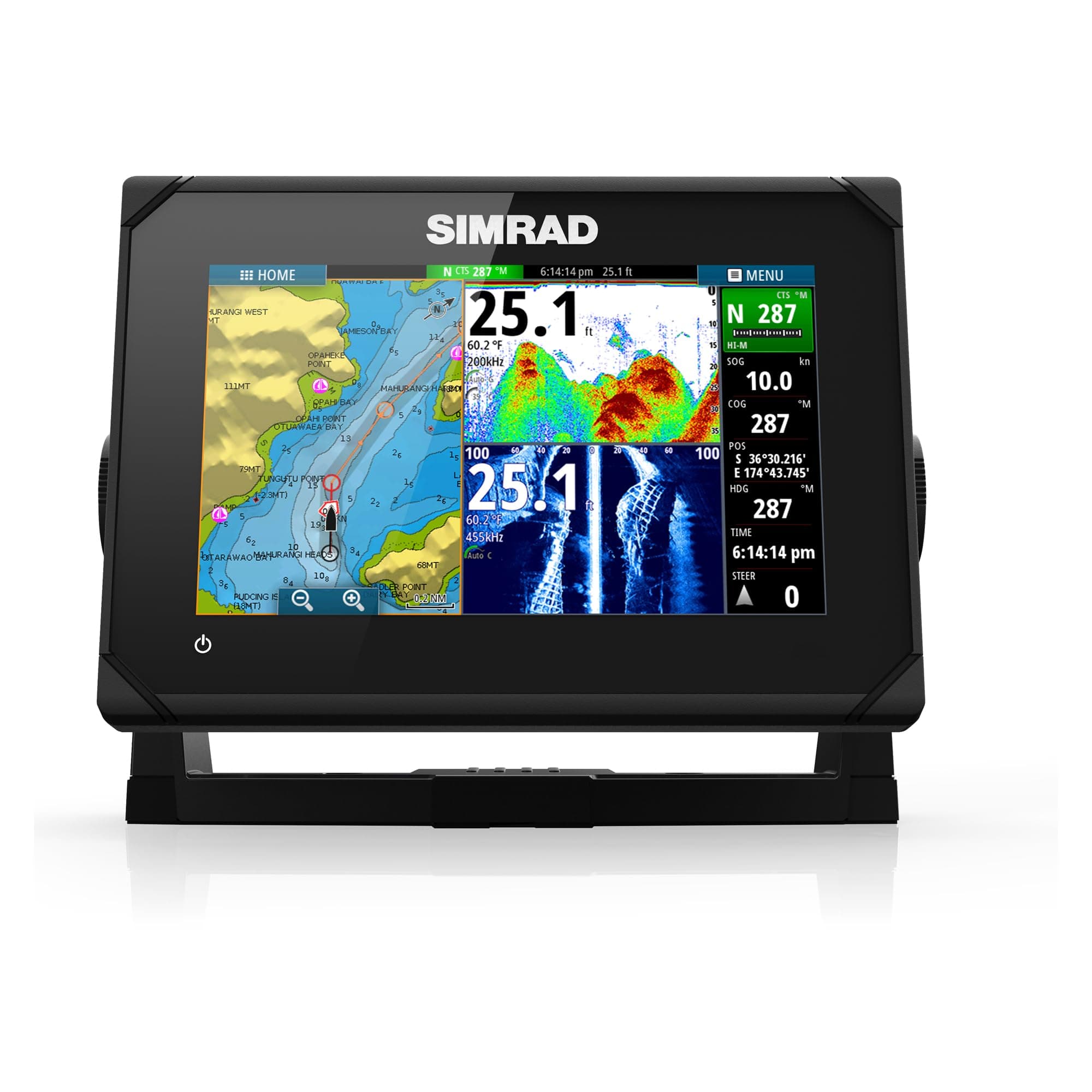 GO Chartplotter and Fish Finder, with Transducer and Radar Options, Preloaded C-MAP Discover Chart Card