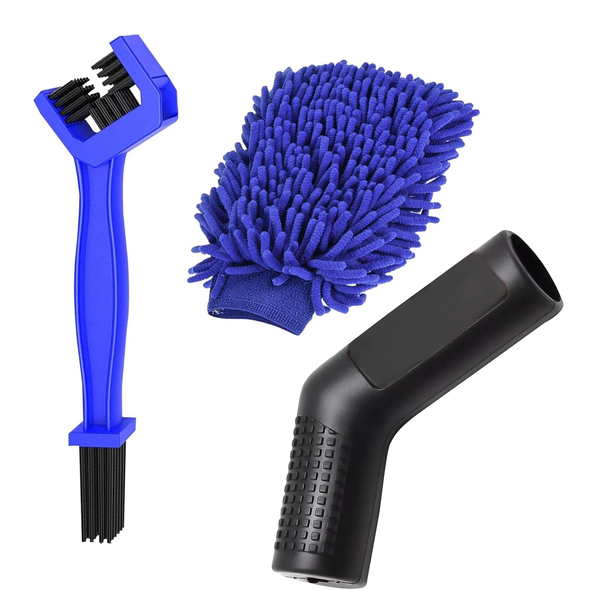 OTO2EYE 5 PCs Microfiber Car Duster with Long Handle Car Cleaning Brush Exteriror and Interiror Car Cleaning Cloth Car Ac Vent Cleaner Brush for Car, Motorbike, SUVs Car Cleaning Kit (Combo 3)