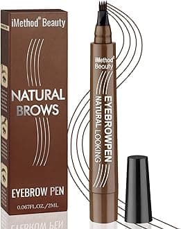 Eyebrow Pen - Upgrade Eyebrow TattooPen, Eyebrow Makeup, Long Lasting, Waterproof and Smudge-proof, Dark Brown