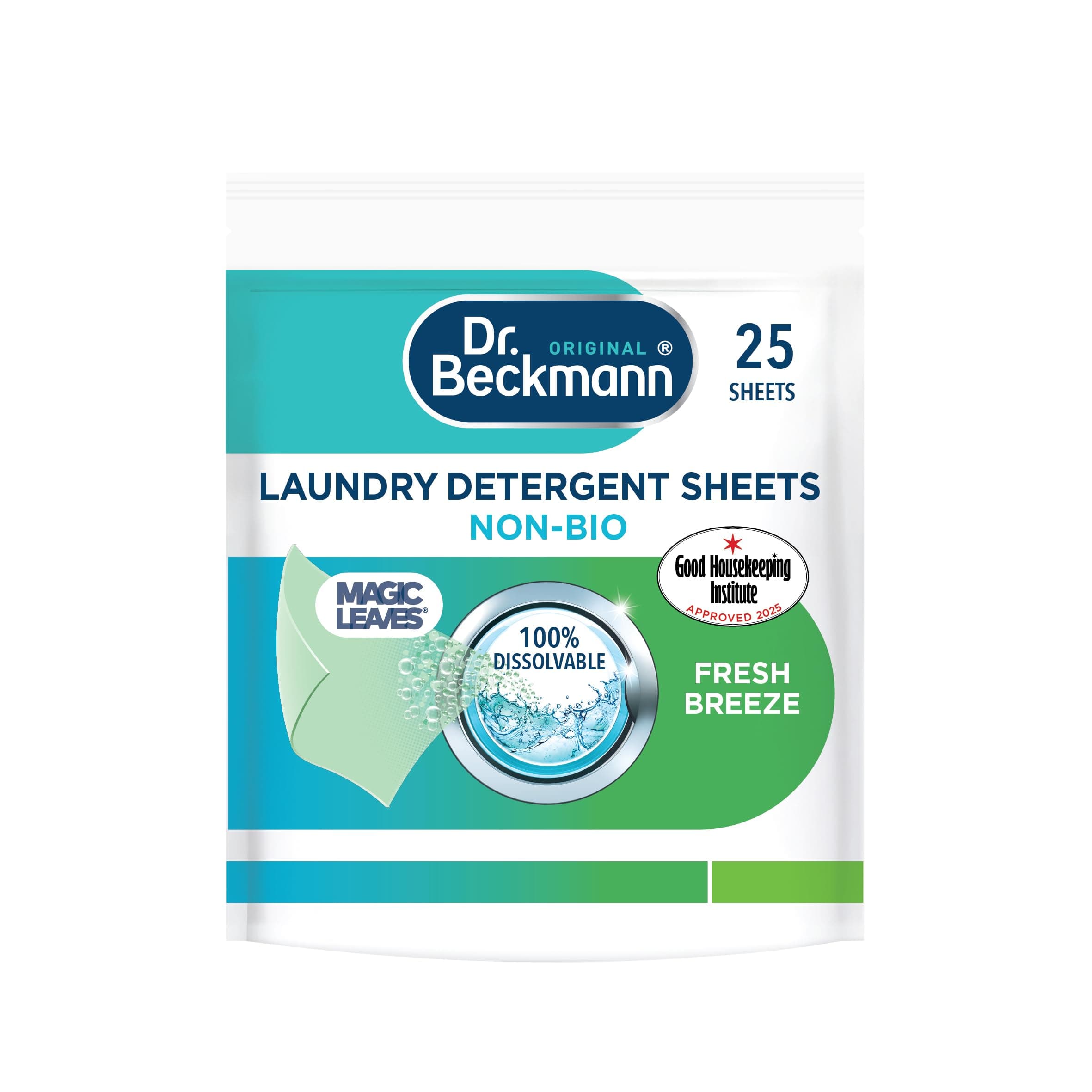 MAGIC LEAVES Laundry Detergent Sheets NON-BIO | 25 Sheets