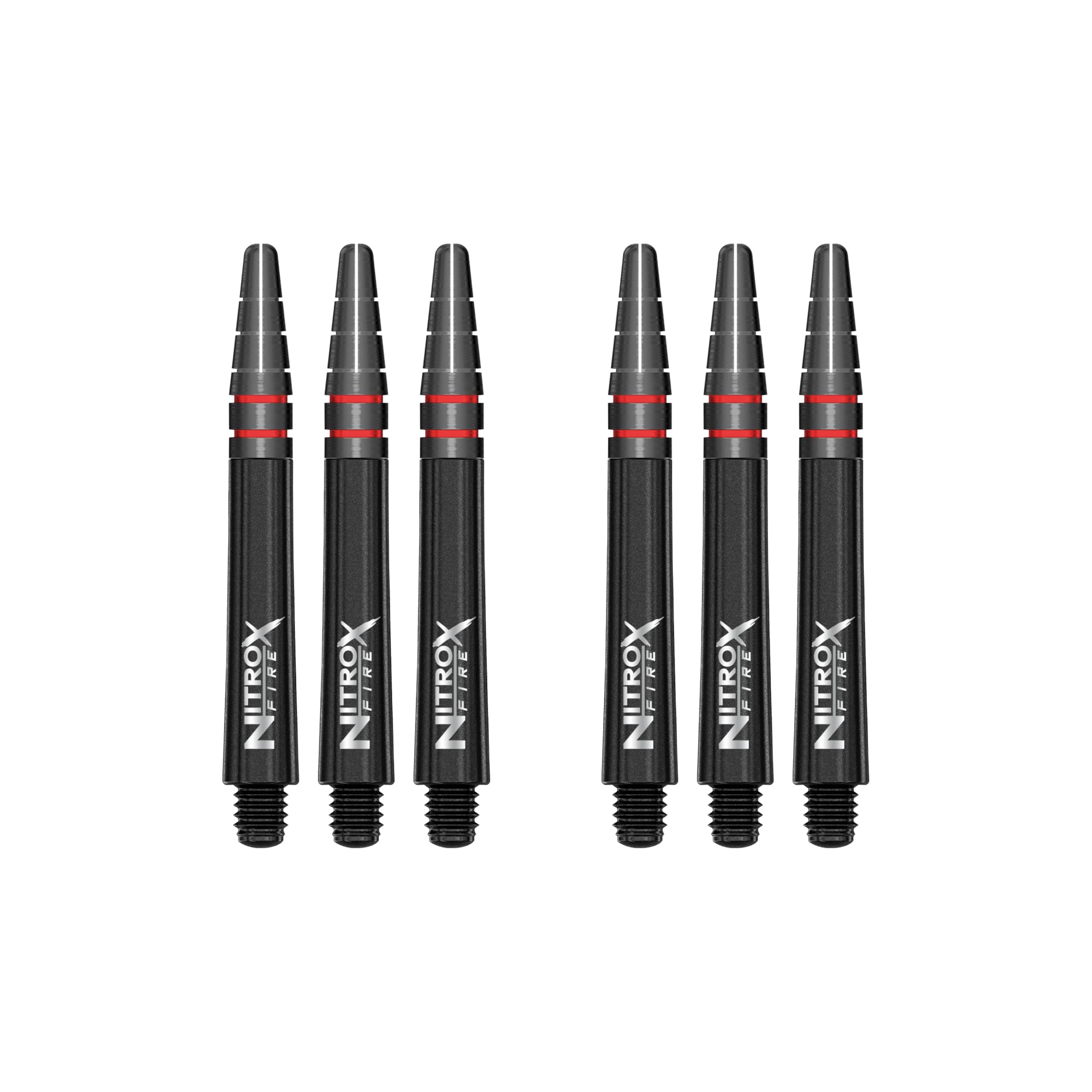 RED DRAGON Nitro Xfire Dart Stems (Shafts) - 2 Sets per Pack (6 Stems in Total)