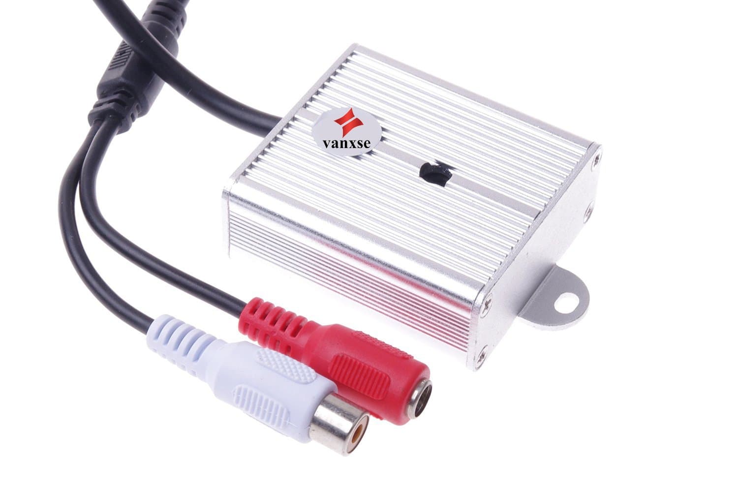 Mini Microphone High Sensitivity Pickup Audio Microphone Waterproof Metal Case for CCTV Security Camera DVR System