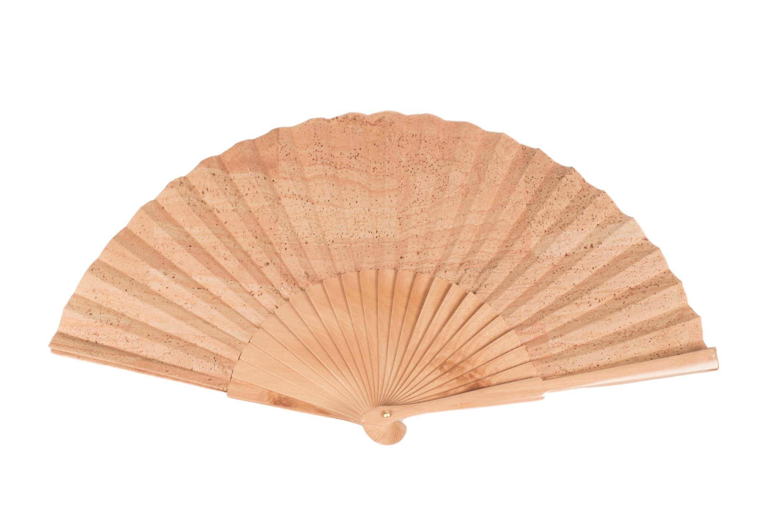 Cork Hand Fan | Natural