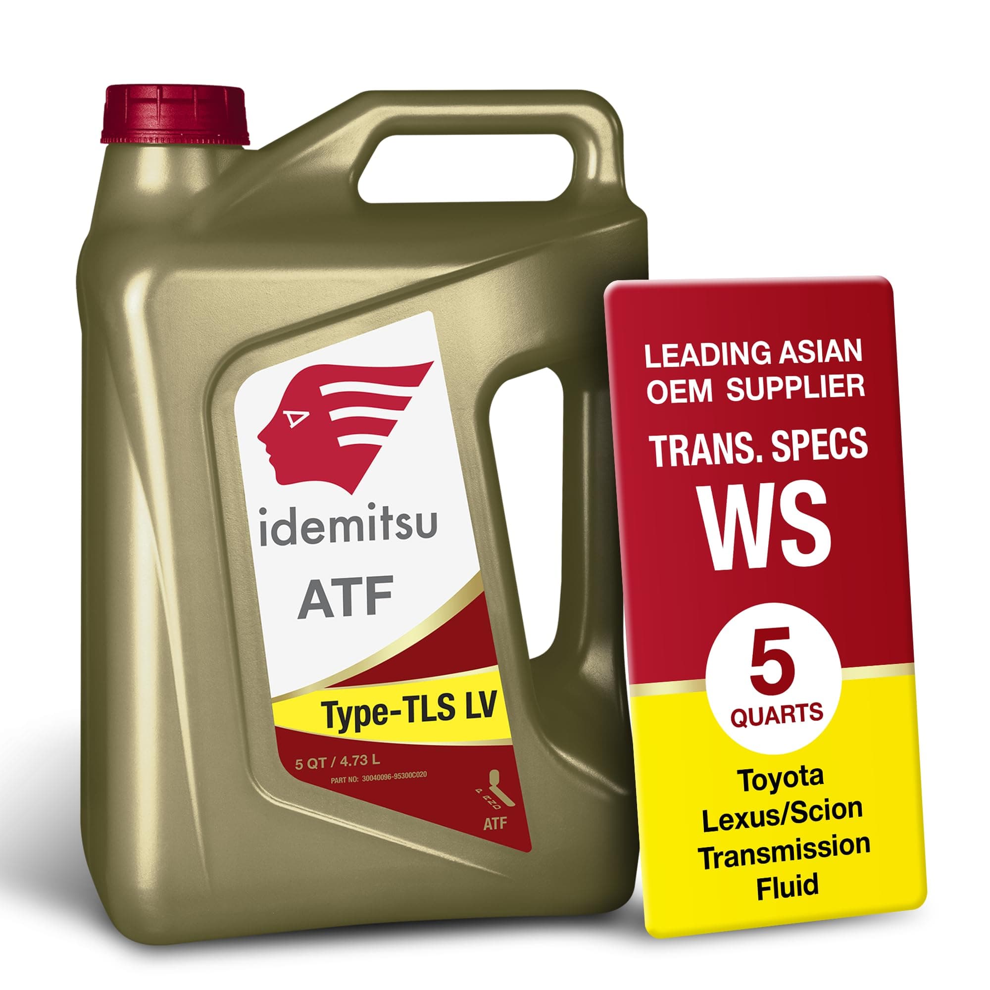ATF Type TLS-LV (WS) Automatic Transmission Fluid for Toyota, Lexus, Scion - 5QT