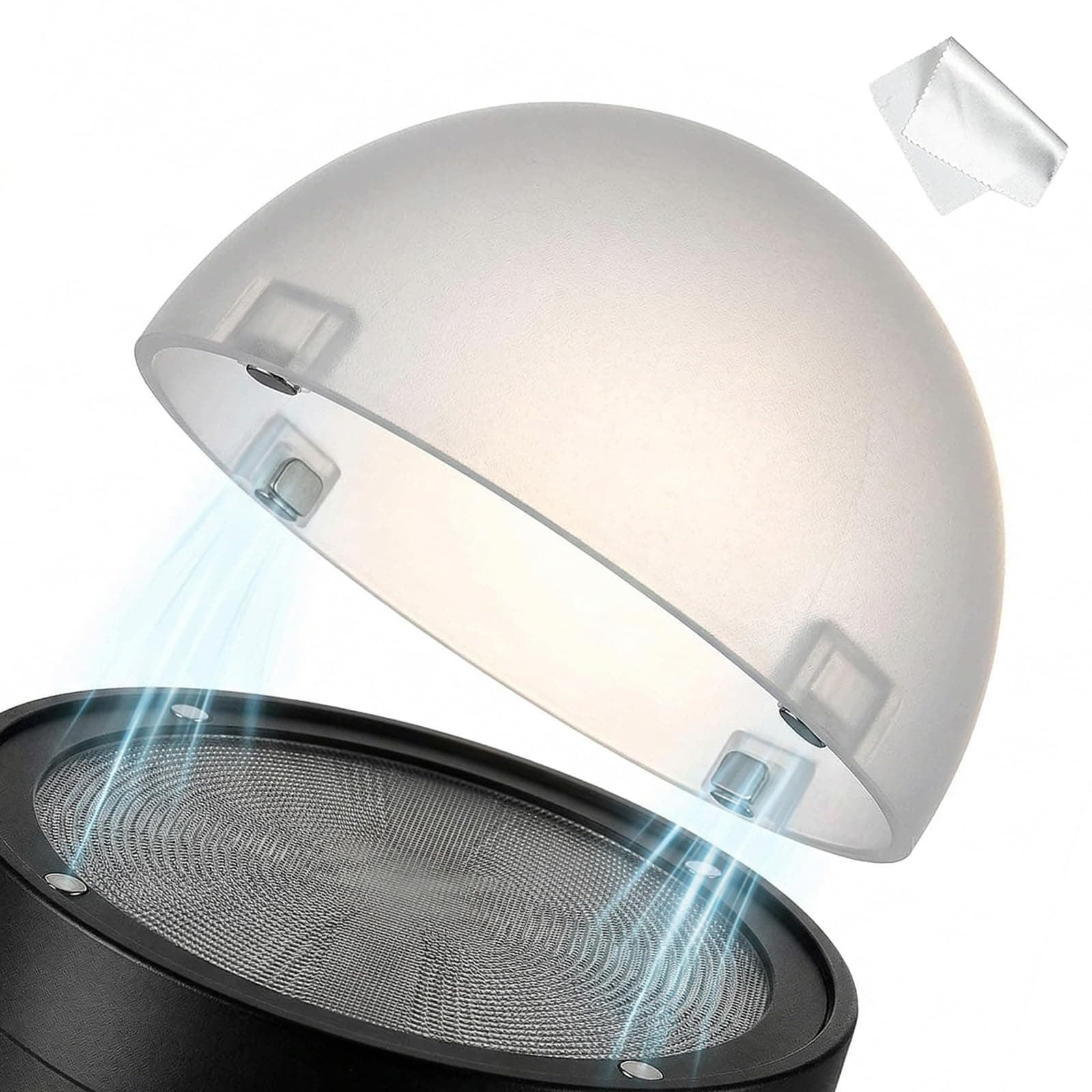 Godox AK-R11 Magnetic Dome Diffuser for Round Head Flashes, 180° Omnidirectional Soft Light Modifier Compatible with Godox V1, V1Pro, V100, V1 MID, AD100Pro, AD200/AD200Pro H200R, V100, R1 LED Light