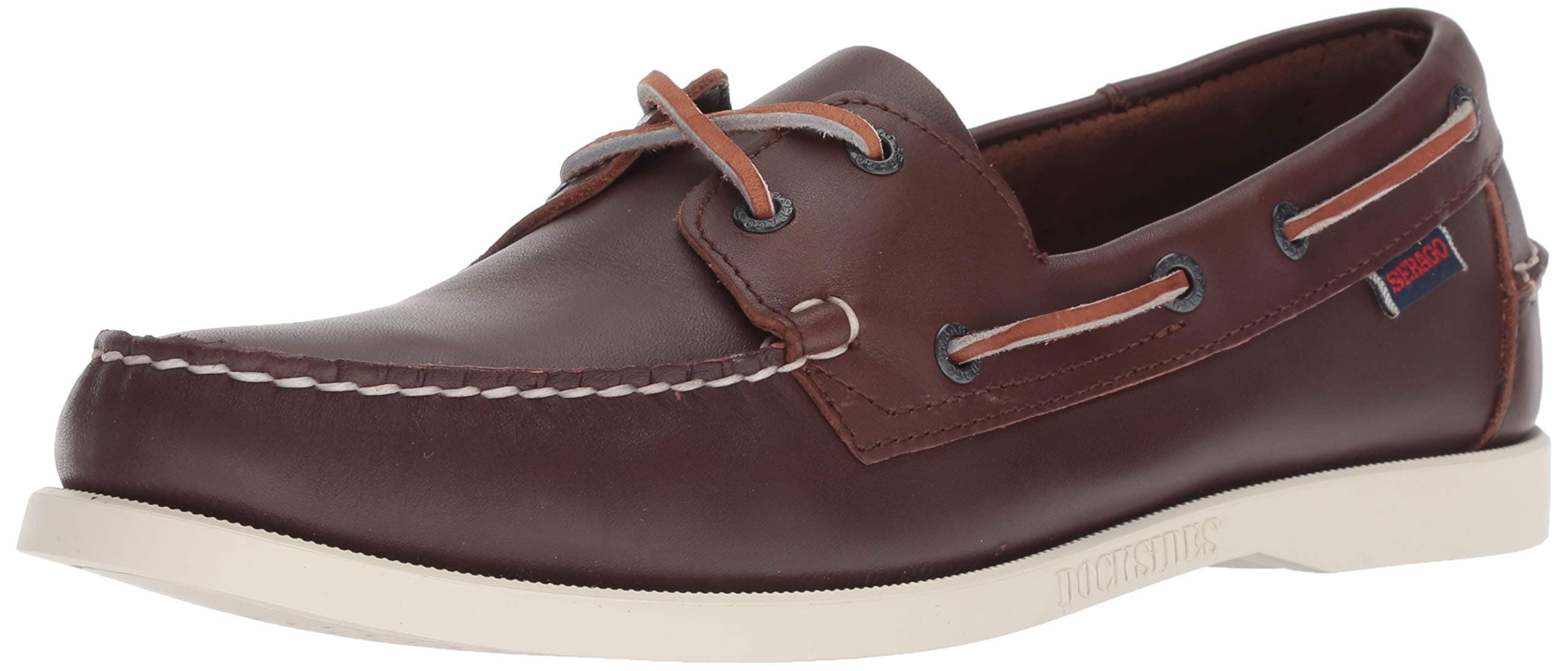 Sebago Mens Docksides Dark Brown 8 W