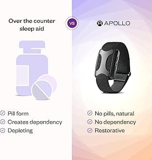 Apollo Neuro - Wearable for Sleep Quality, Relaxation, and Focus – Supports Restful Nights, Calm, and Mental Clarity (Rose)
