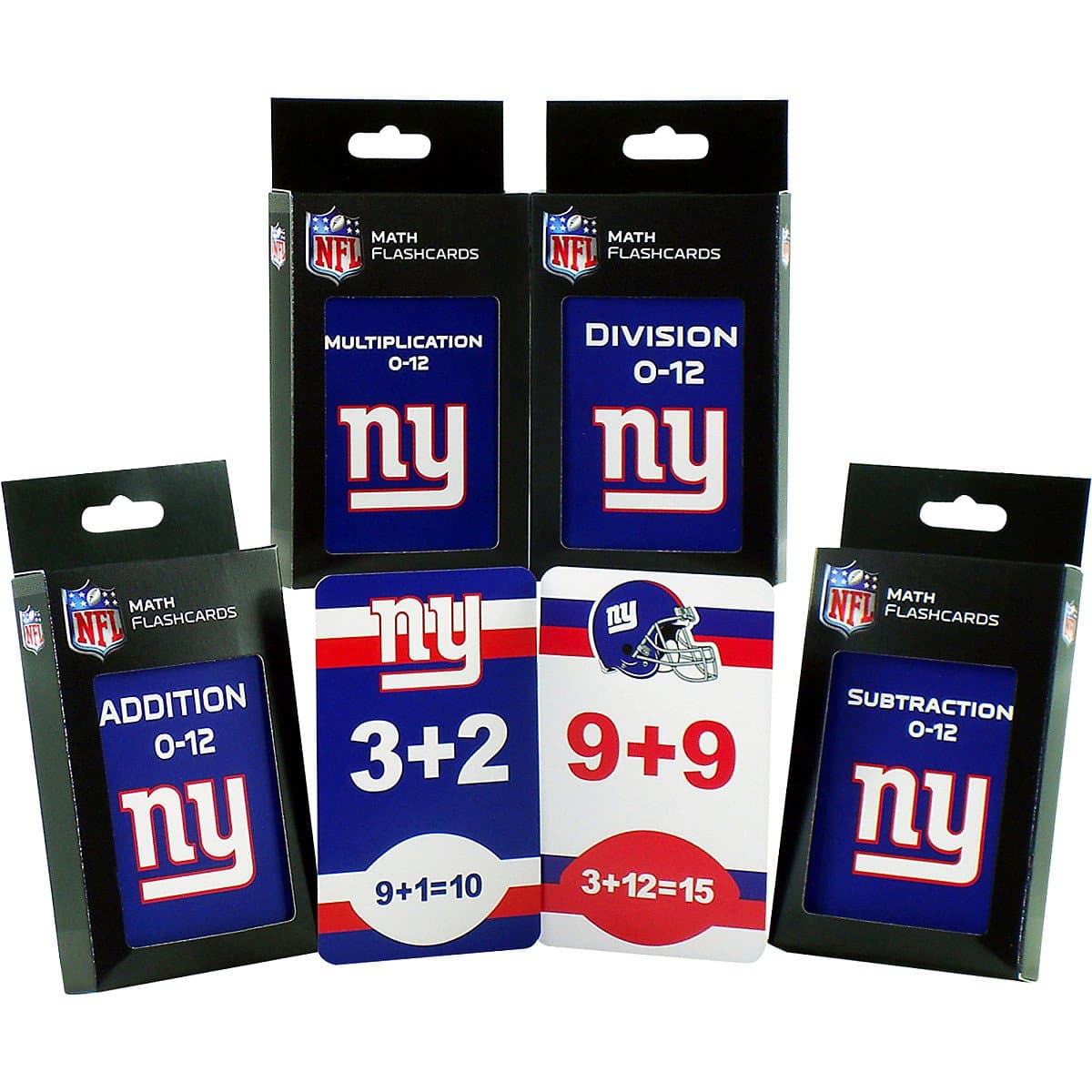 KE Specialties New York Giants Math Pack Flash Cards