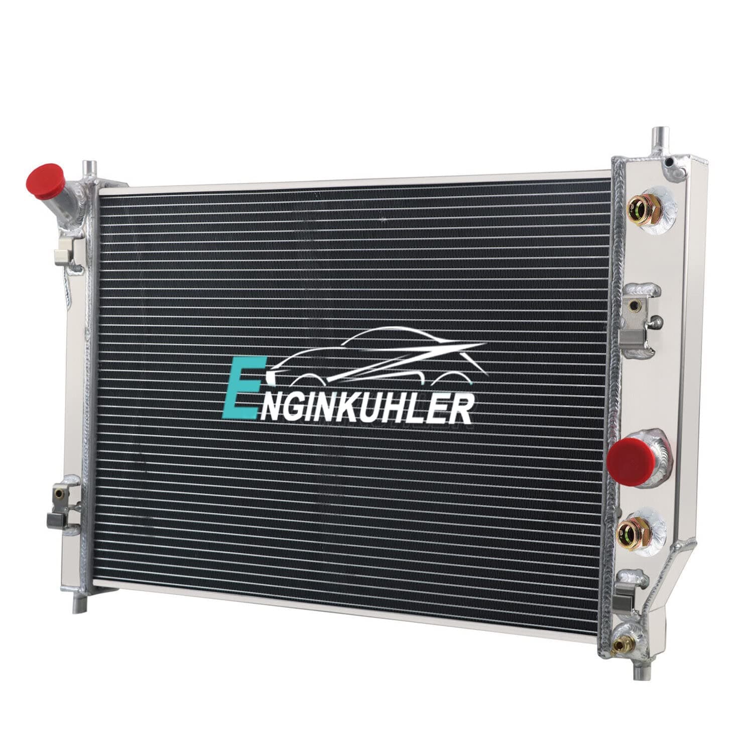 4-Row Radiator Compatible with 2005-2012 Chevy Corvette C6 5.3l 6.0l 6.2l 7.0l V8 SSR Z06 ZR1 427 Limited Edition 2007 2008 2009 2010 2011 2013 (4 Row)