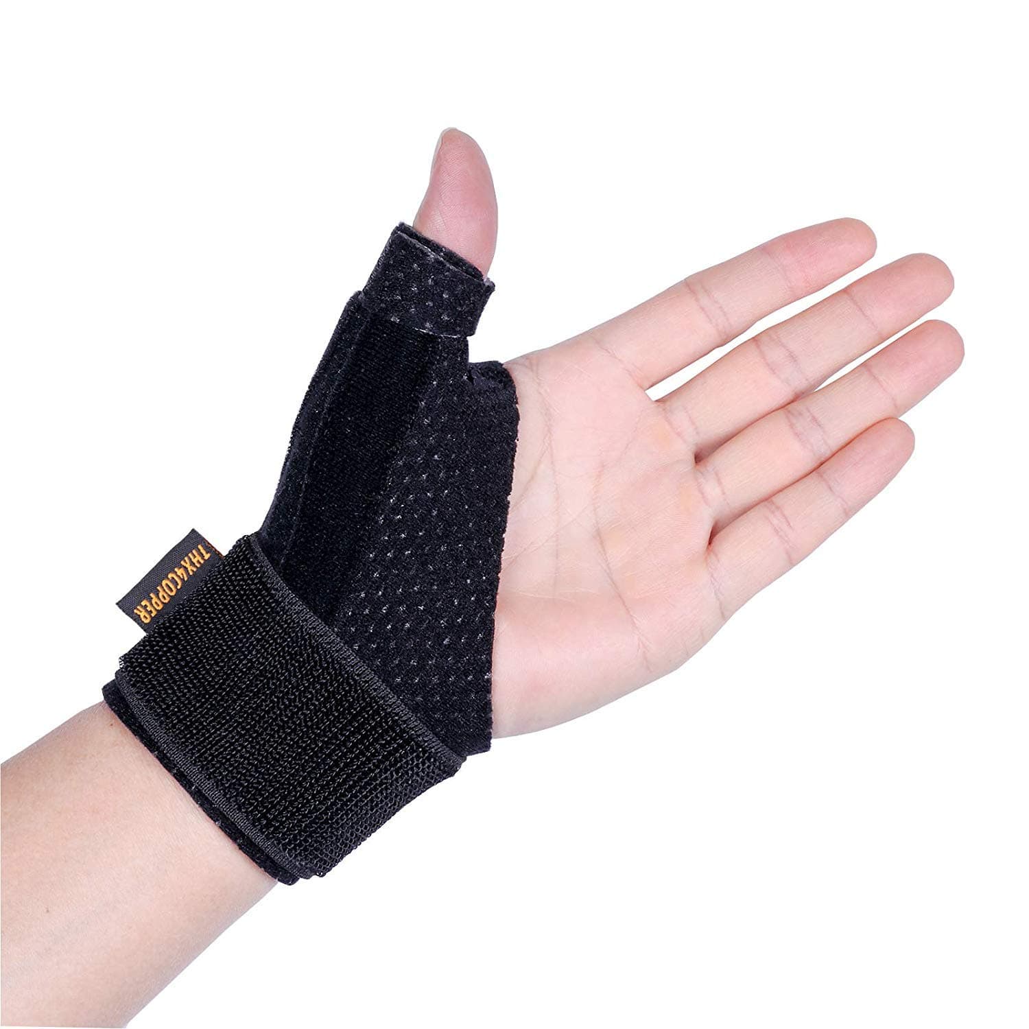 Thx4COPPER Reversible Thumb & Wrist Stabilizer Splint for Trigger Finger, Pain Relief, Arthritis, Tendonitis, Sprained, Carpal Tunnel, Breathable