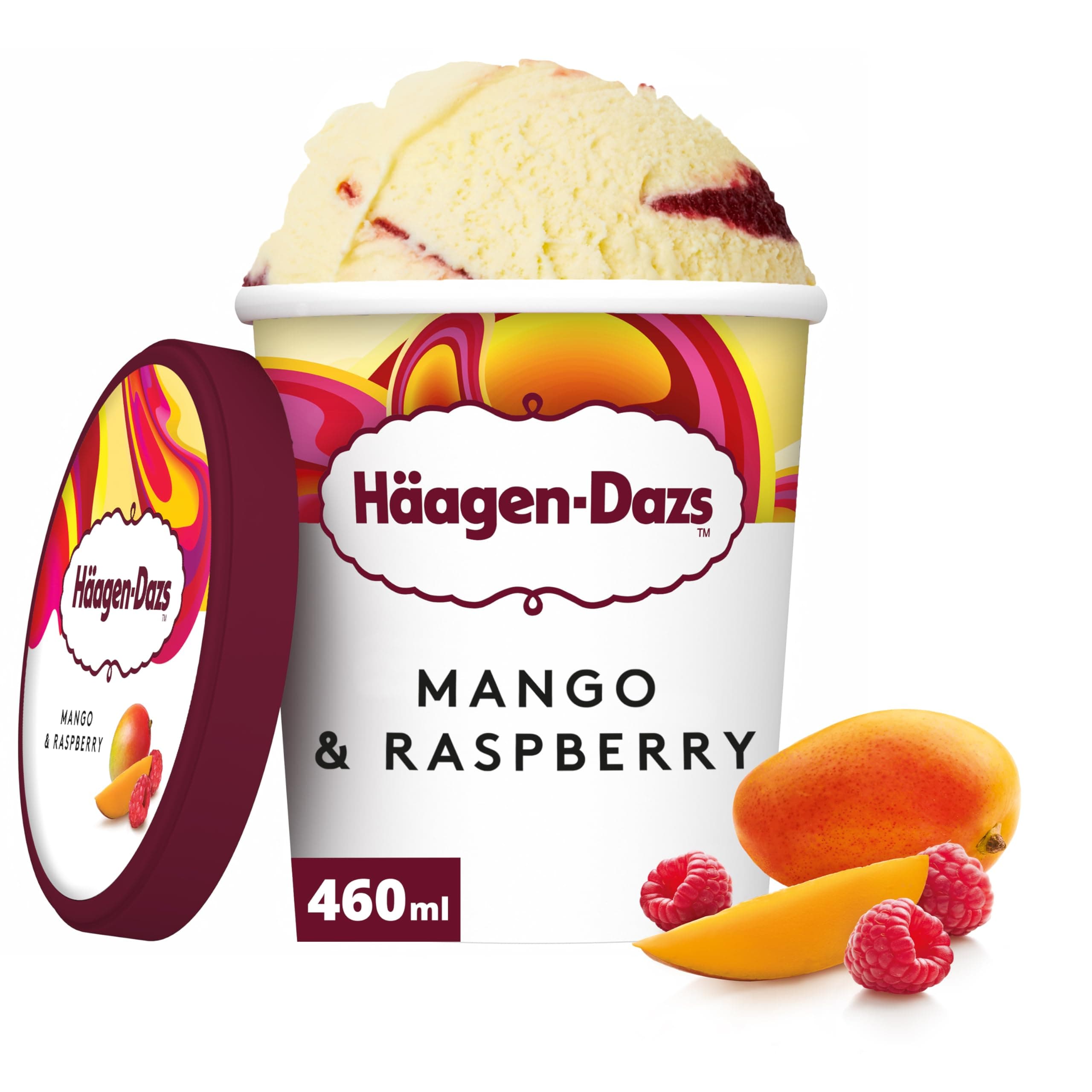 Haagen-Dazs Ice Cream Mango & Raspberry 460ml