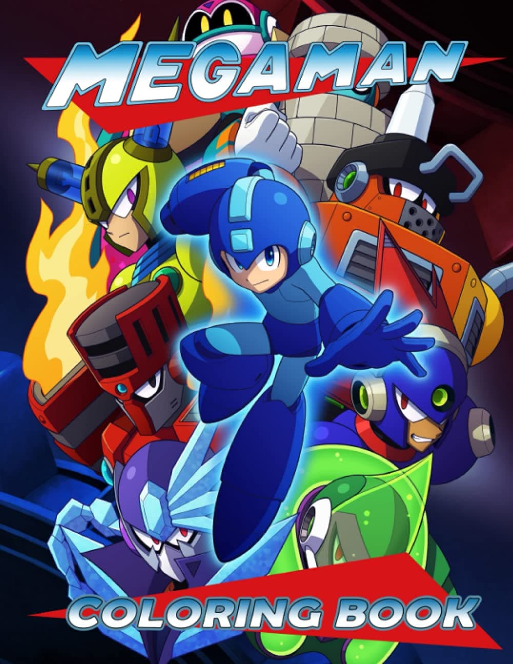 Mega Man Coloring Book: 60 coloring pages!