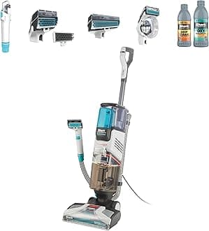 Shark CarpetXpert Deep Clean Carpet Cleaner with Built-In StainStriker Spot Cleaner & 5 Tools inc. Pet Tool, EXCM Series Base Detergent and EXOX Series Boost Detergent, 2.1L, 960W, EX200UK