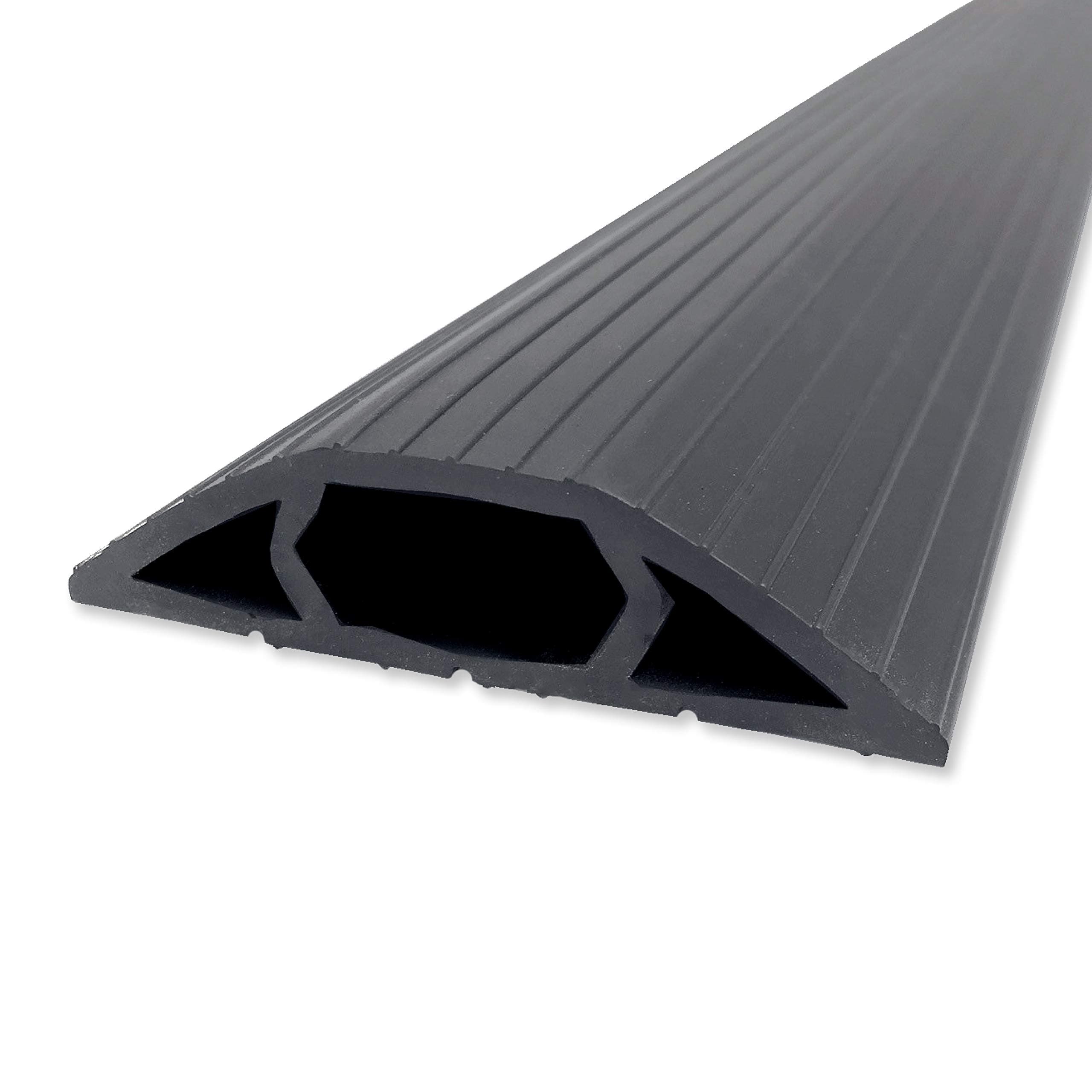 Floor Cord Cover and Cable Protector for Cable Management, 3 in. x 5 ft., Gray, 6000-G5C