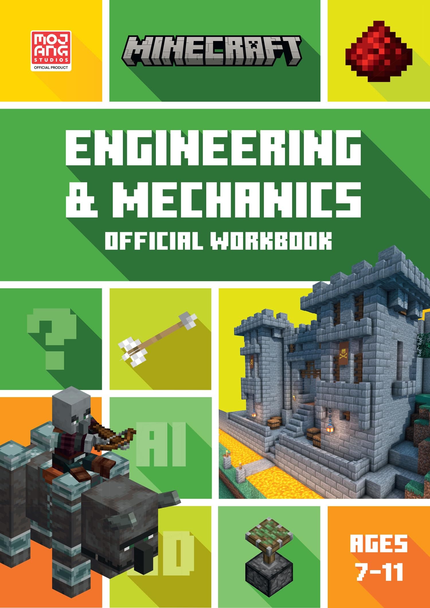 Minecraft STEM Engineering and Mechanics: Official Workbook (Minecraft Education)